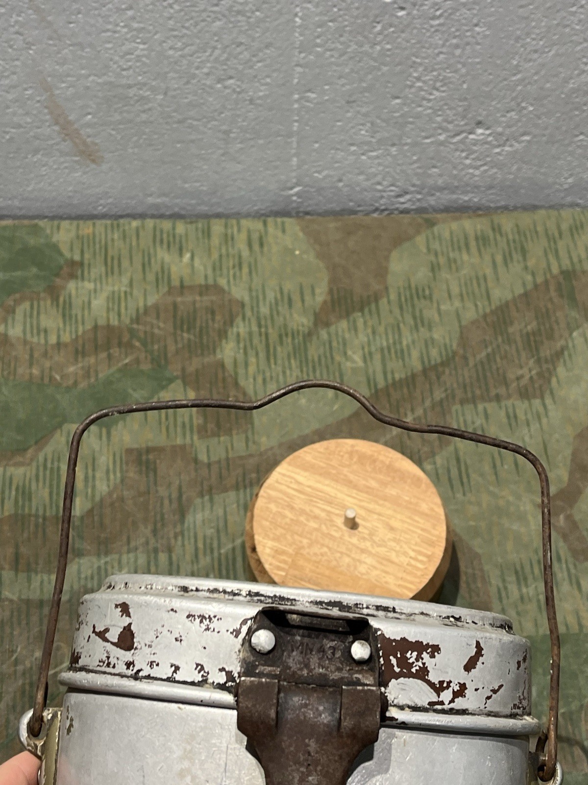 Original WW2 German M31 Mess Tin Kit Marked MN43/C&CW42 - Image 2