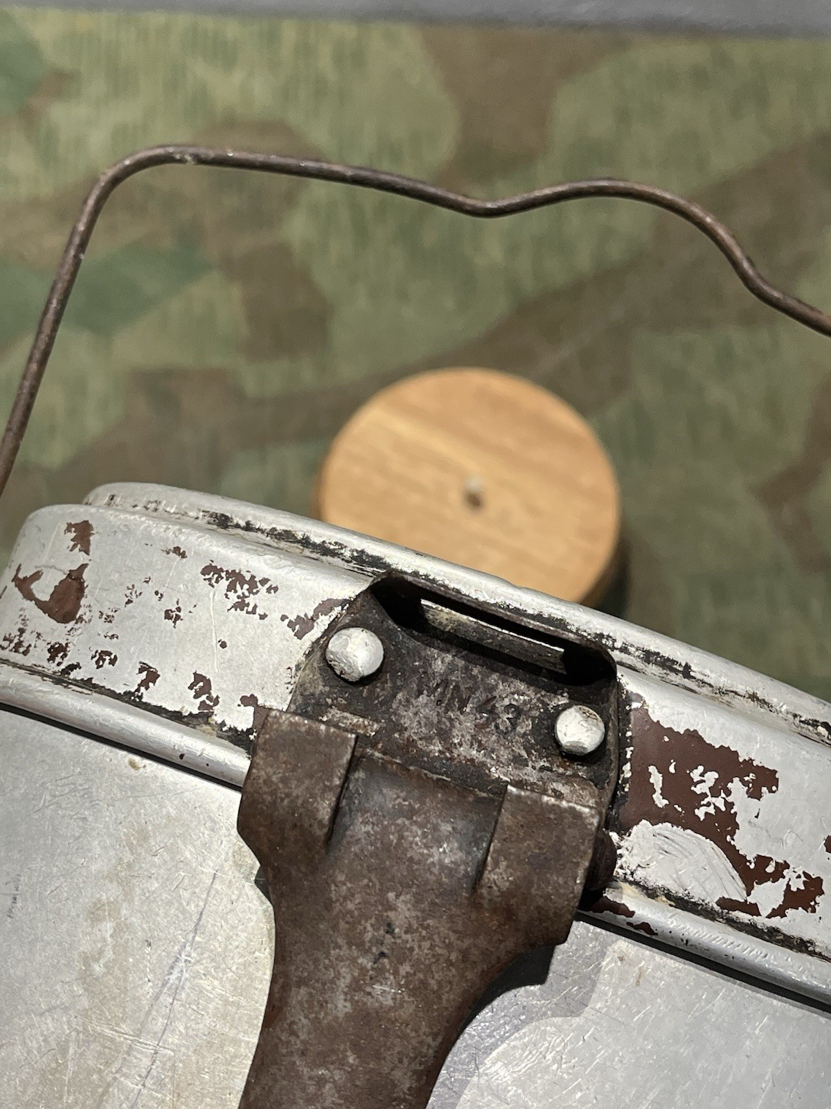 Original WW2 German M31 Mess Tin Kit Marked MN43/C&CW42 - Image 3