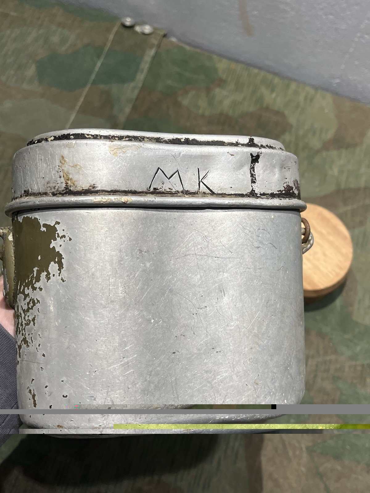 Original WW2 German M31 Mess Tin Kit Marked MN43/C&CW42 - Image 7