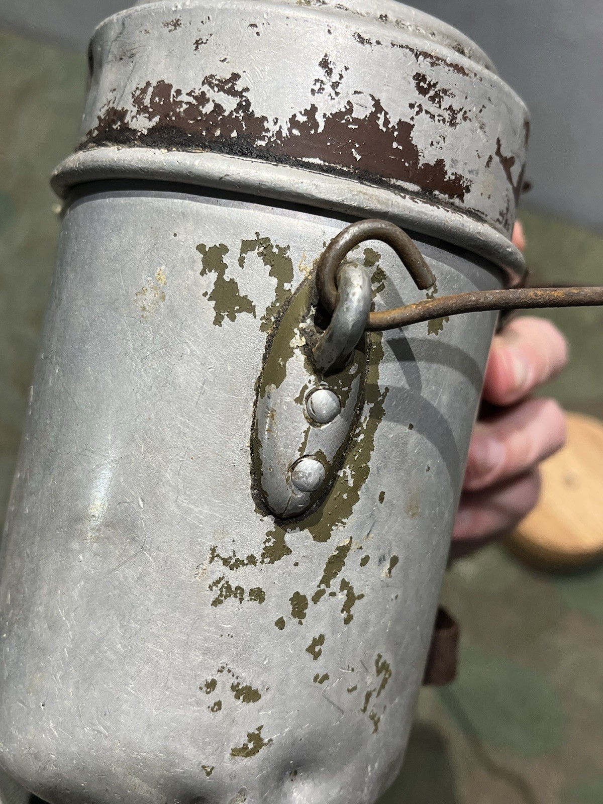 Original WW2 German M31 Mess Tin Kit Marked MN43/C&CW42 - Image 10