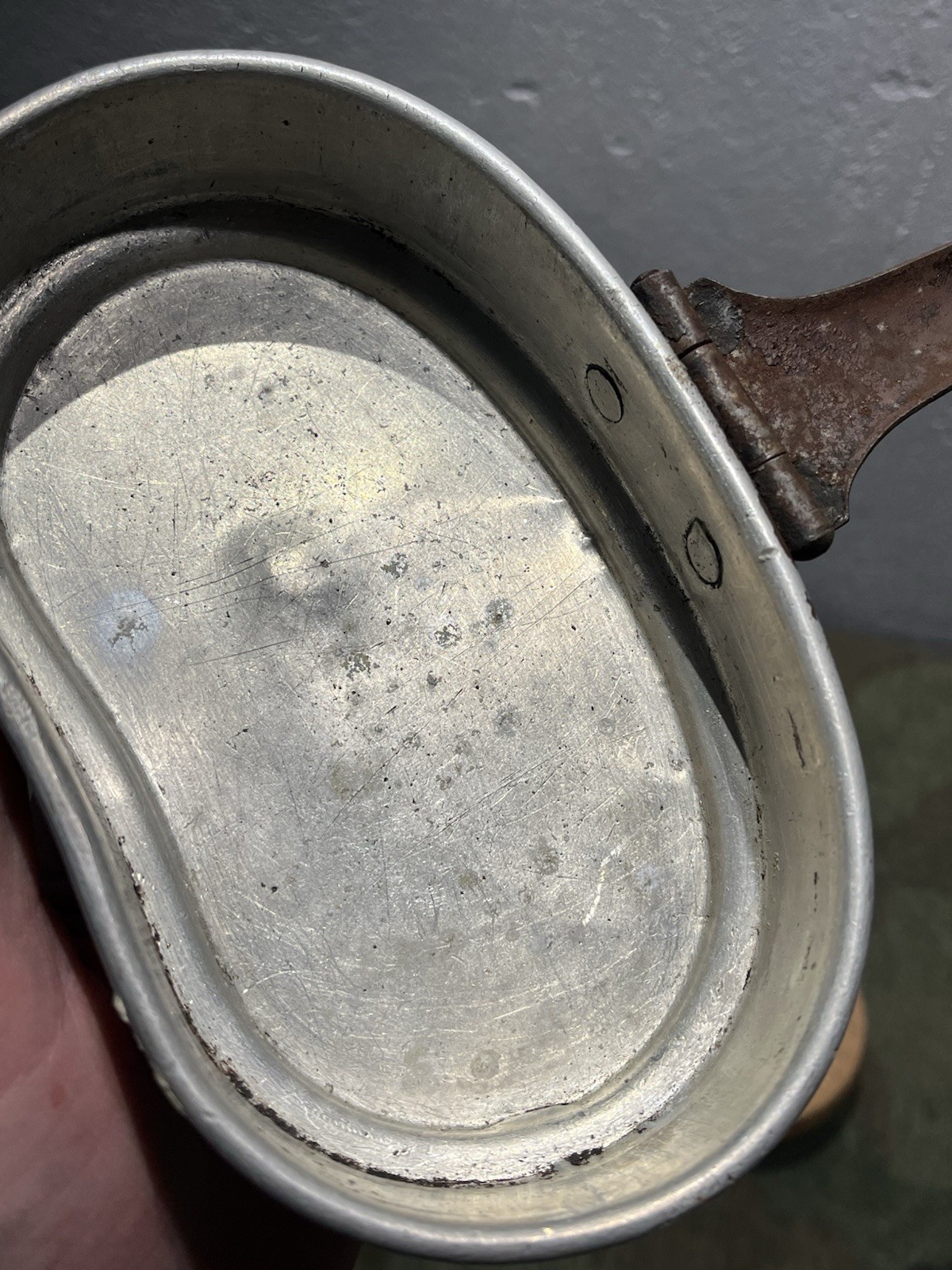Original WW2 German M31 Mess Tin Kit Marked MN43/C&CW42 - Image 13