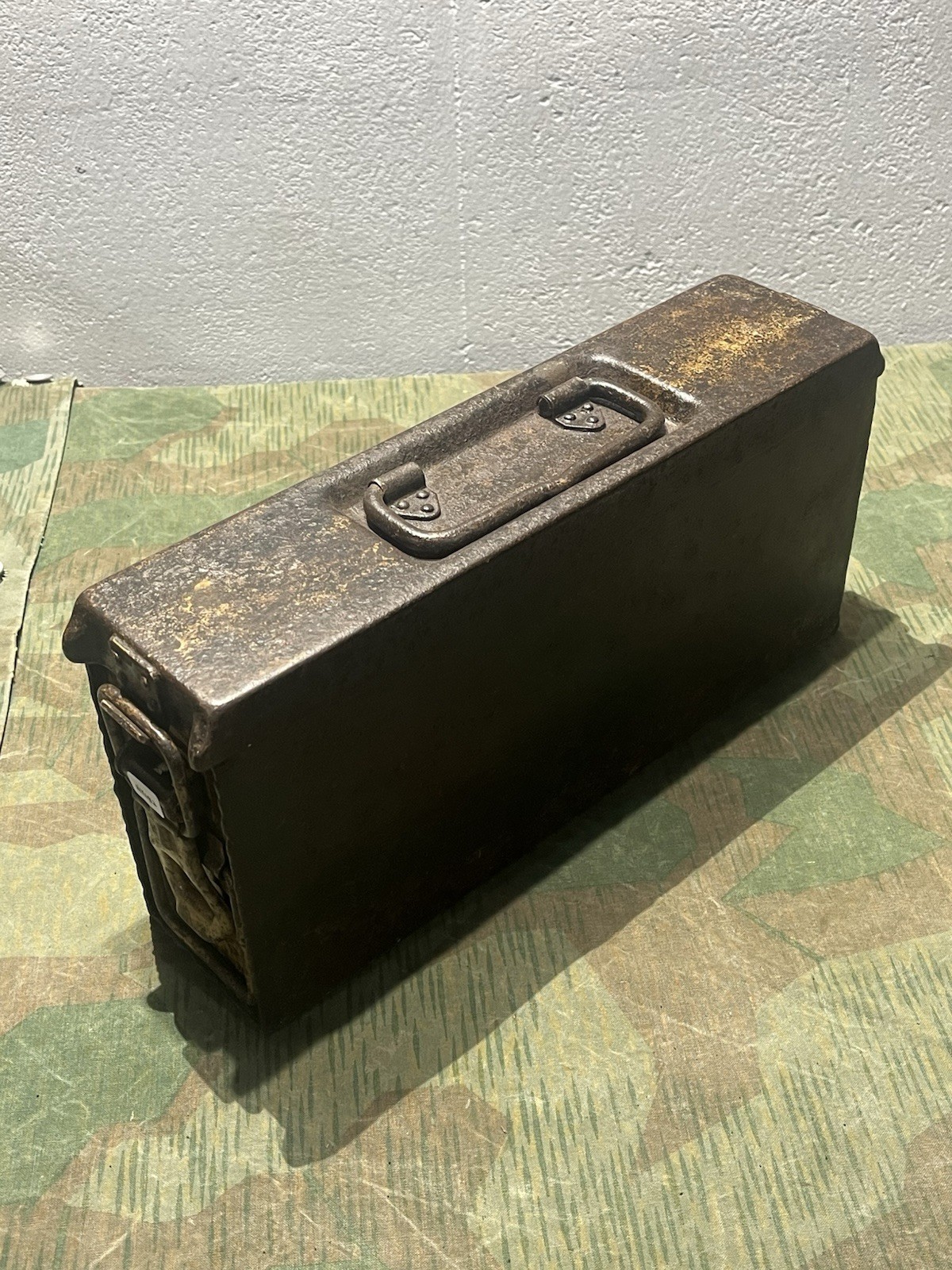 Original WW2 German Mg34 Mg42 Patronenkasten 41 Ammo Can OG Paint