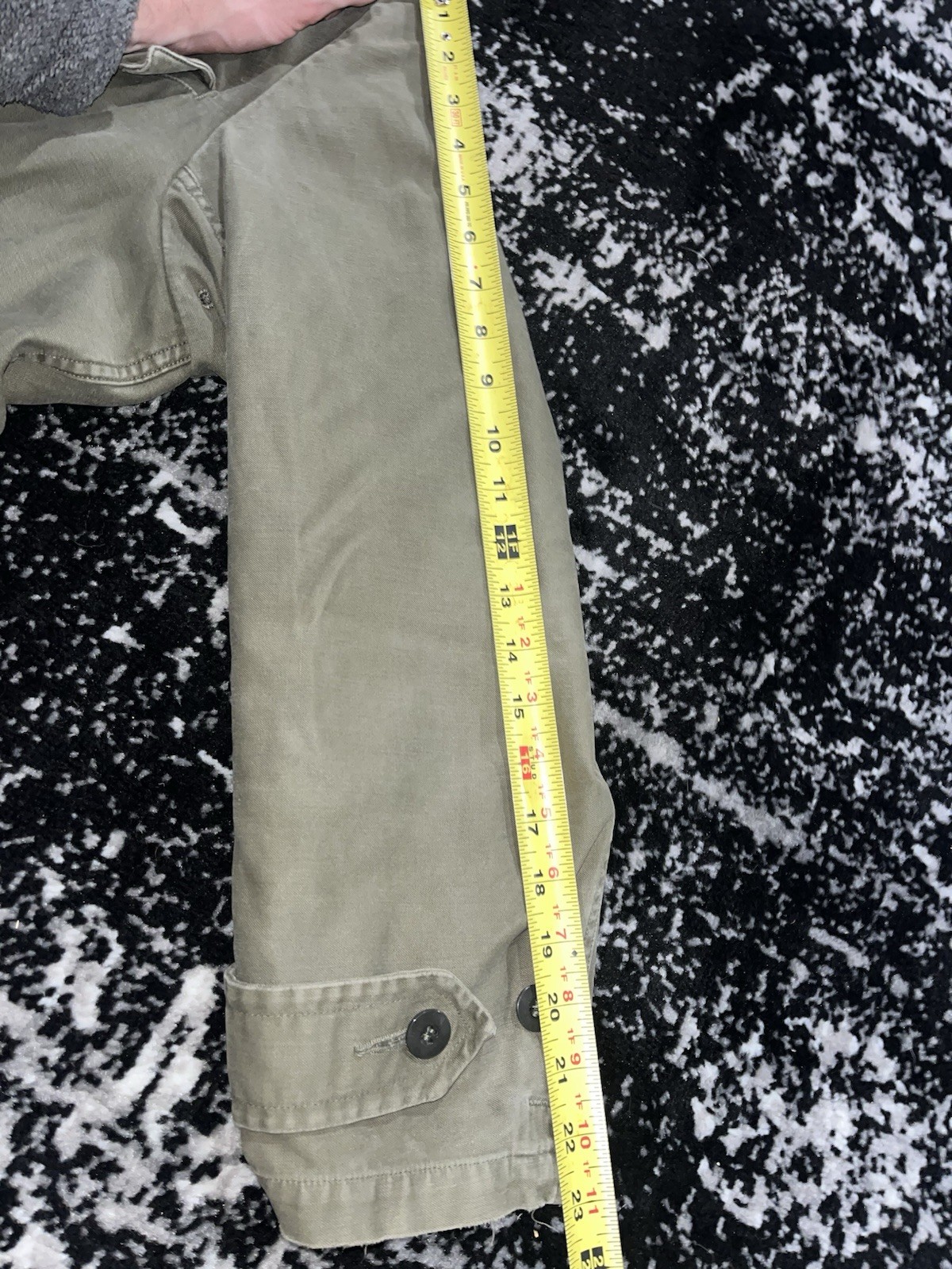 Post WW2 German Bundeswehr Flag Coat Parka Fleece Lined Size Medium - Image 11