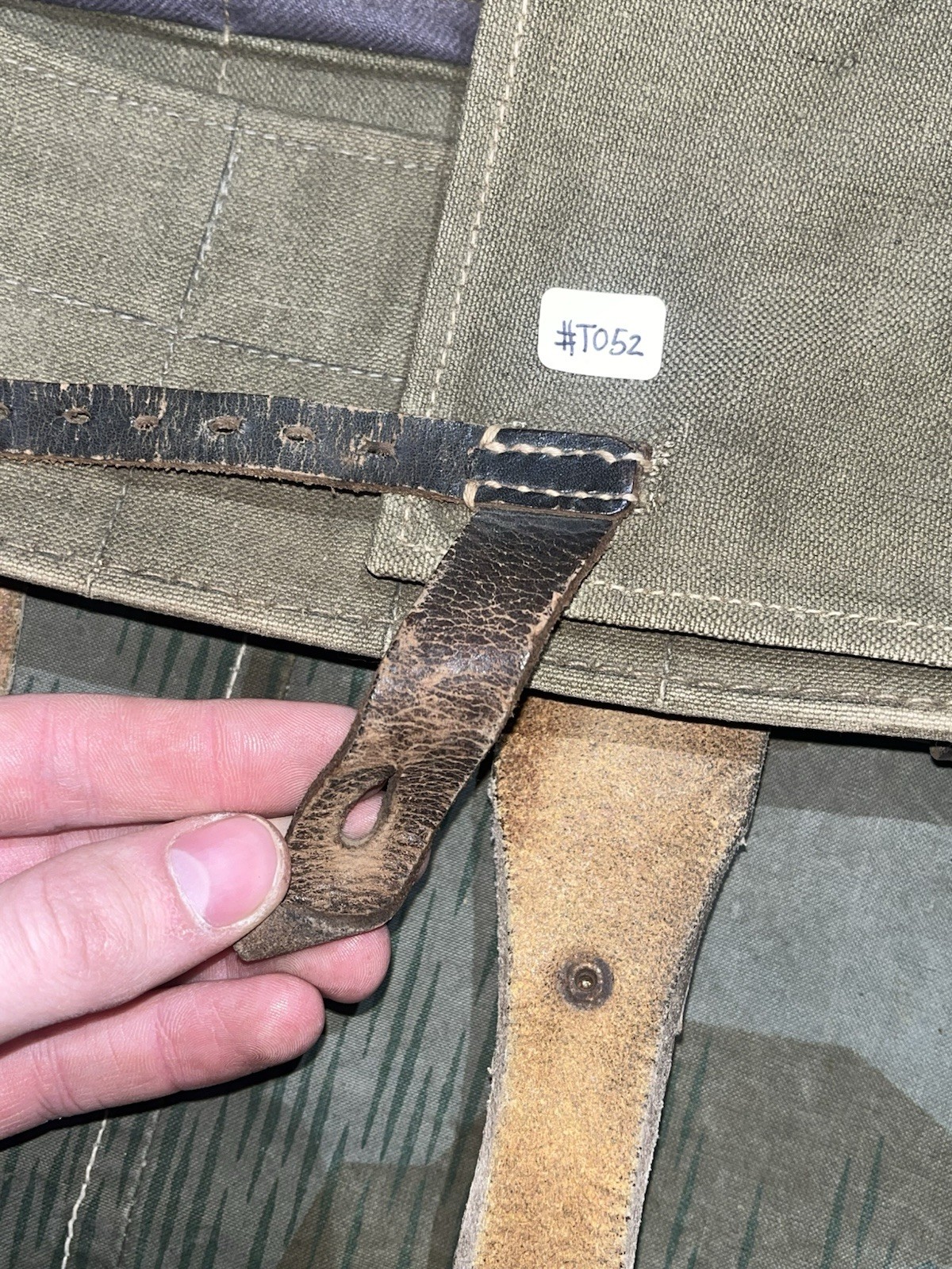 Original WW2 German Uniform M39 Pony Fur Tornister Backpack Marked ayo 42 - Image 18