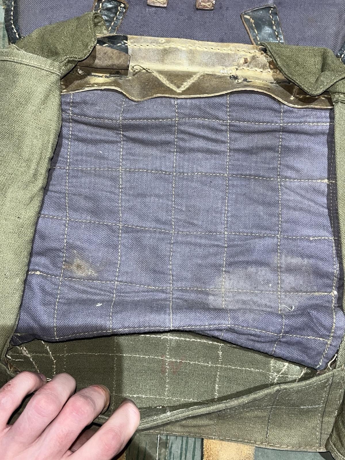 Original WW2 German Uniform M39 Pony Fur Tornister Backpack Marked ayo 42 - Image 20