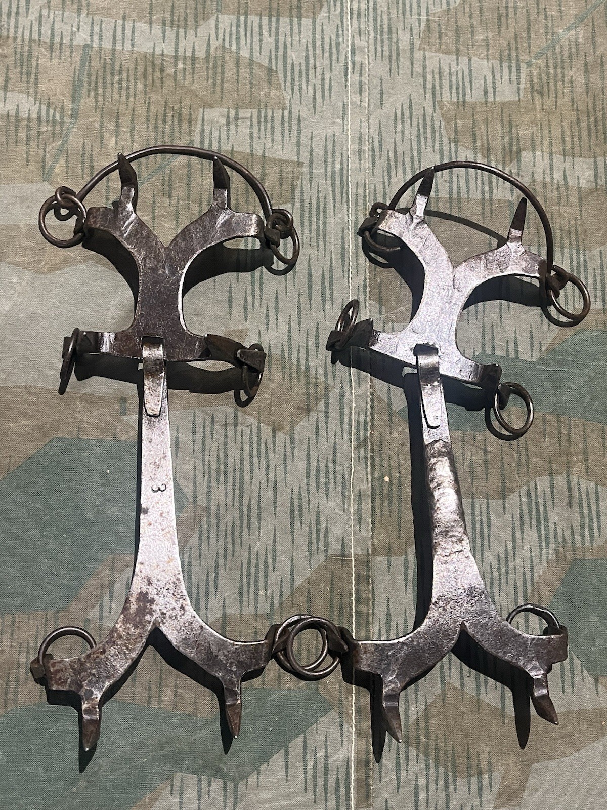 Original WW2 German Gebirgsjäger Mountain Climbing Boot Spikes Attachments - Image 13