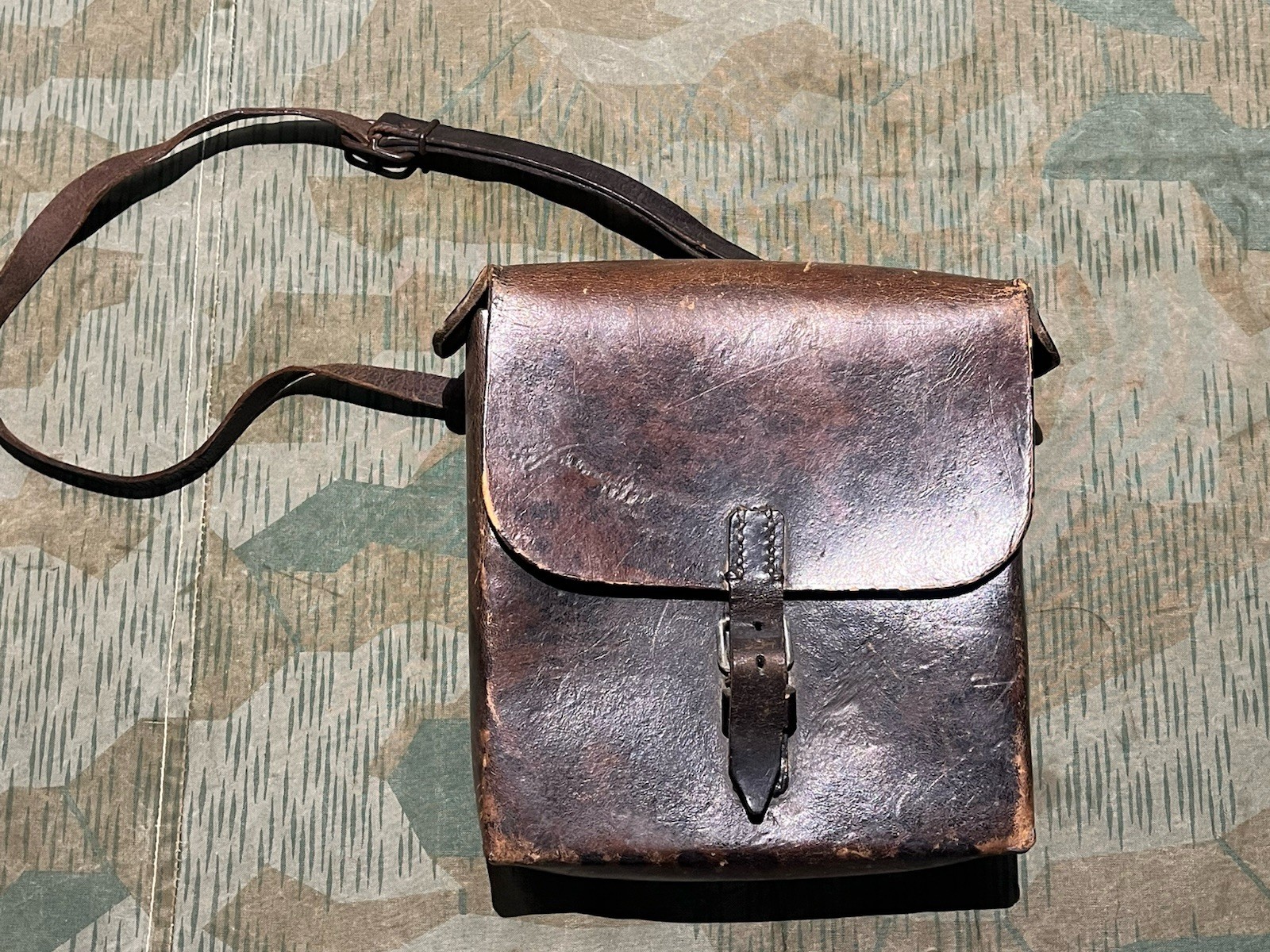 Original WW2 German FF33 Field Telephone / Radio Signal Tool Pouch Marked BMN 41