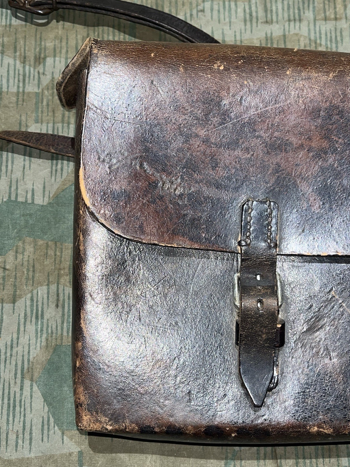 Original WW2 German FF33 Field Telephone / Radio Signal Tool Pouch Marked BMN 41 - Image 2