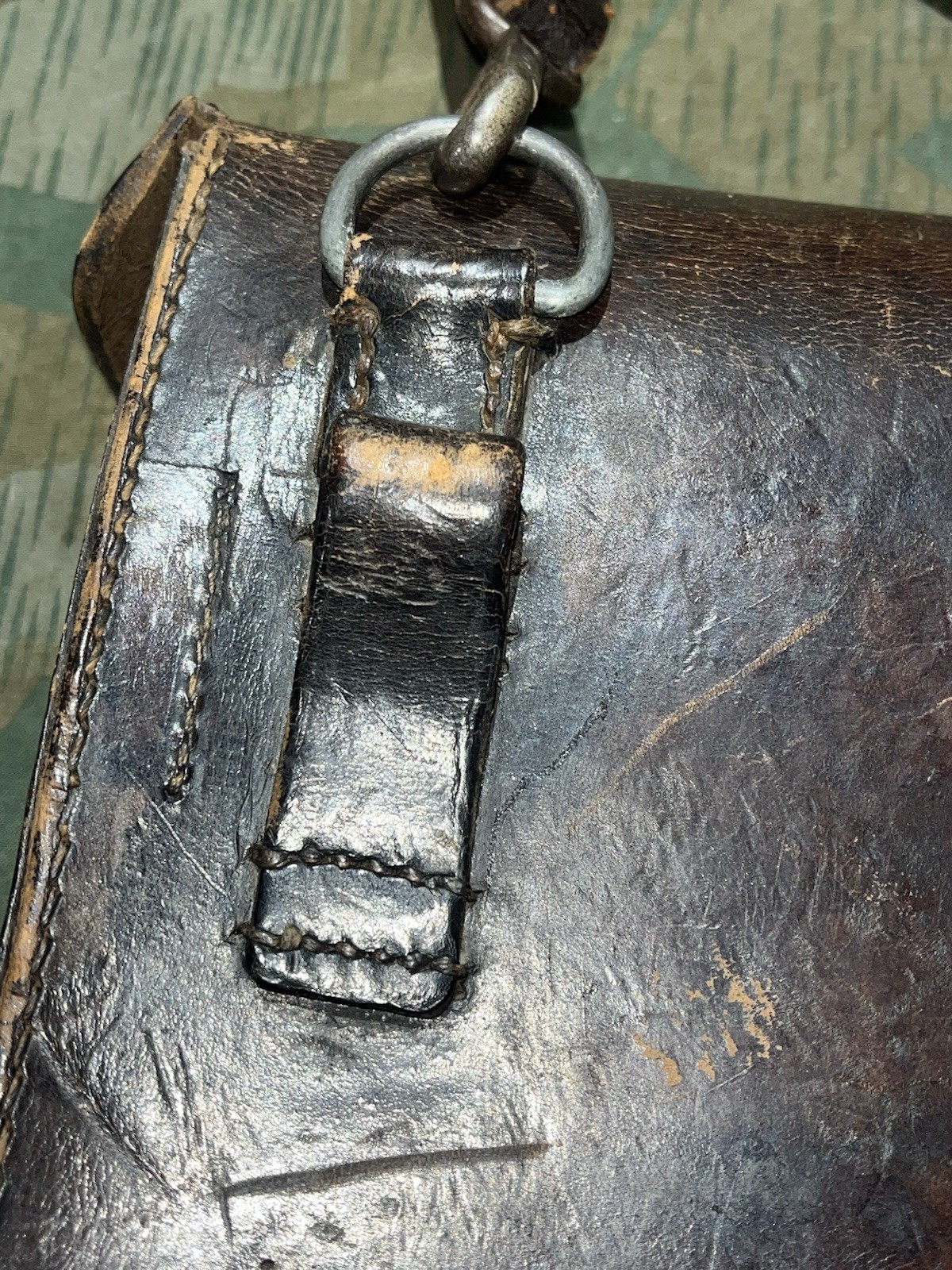 Original WW2 German FF33 Field Telephone / Radio Signal Tool Pouch Marked BMN 41 - Image 12