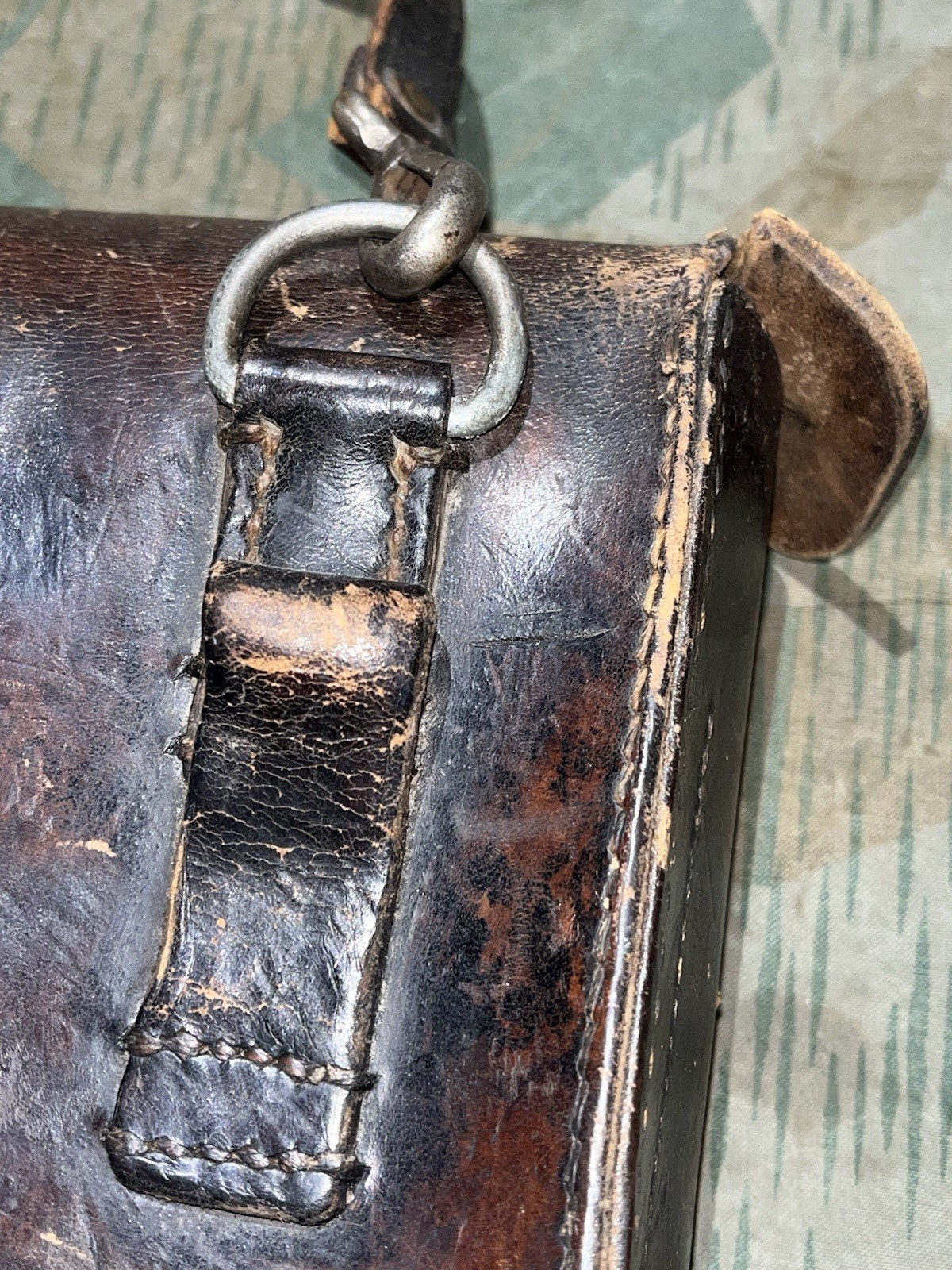 Original WW2 German FF33 Field Telephone / Radio Signal Tool Pouch Marked BMN 41 - Image 13
