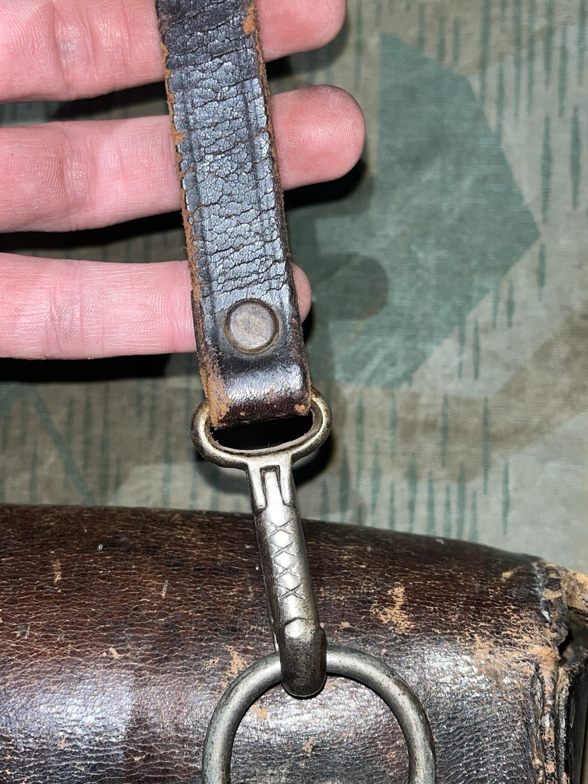 Original WW2 German FF33 Field Telephone / Radio Signal Tool Pouch Marked BMN 41 - Image 16