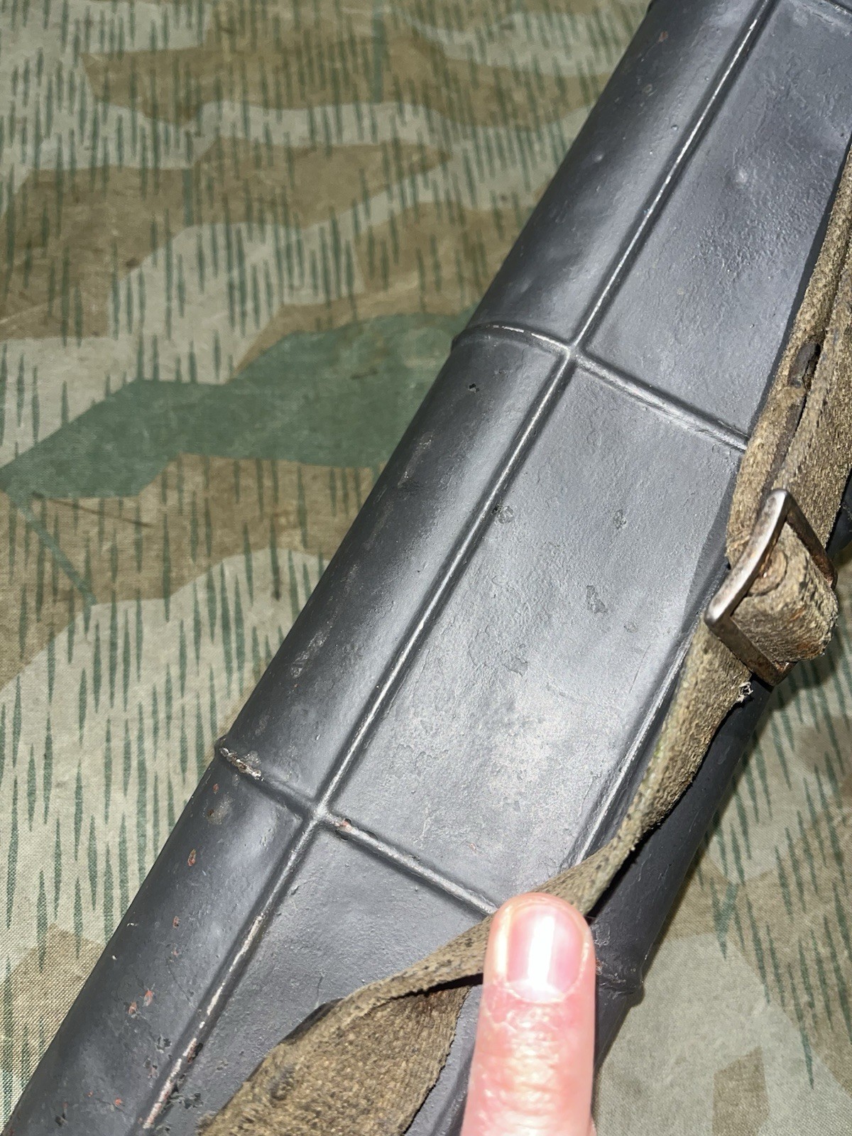 Original WW2 German Mg34 Dual Double Spare Barrel Carrier Holder - Image 9