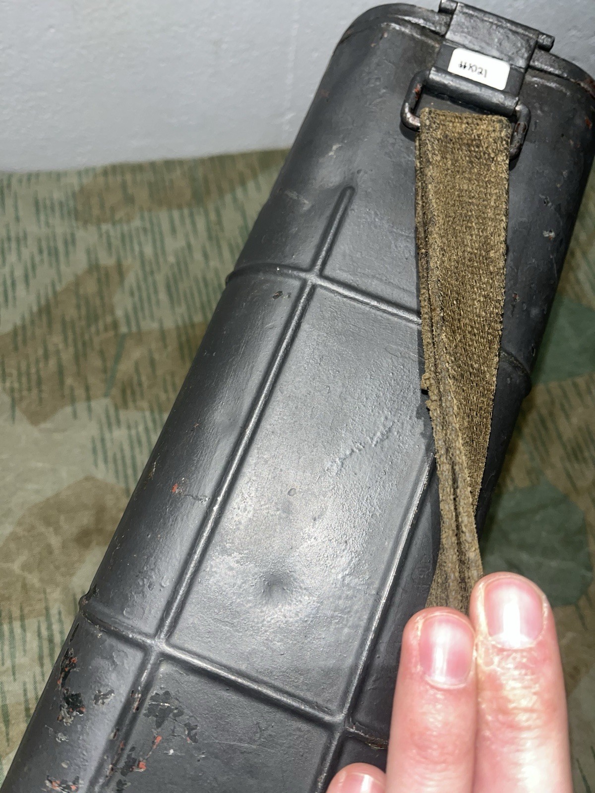 Original WW2 German Mg34 Dual Double Spare Barrel Carrier Holder - Image 11