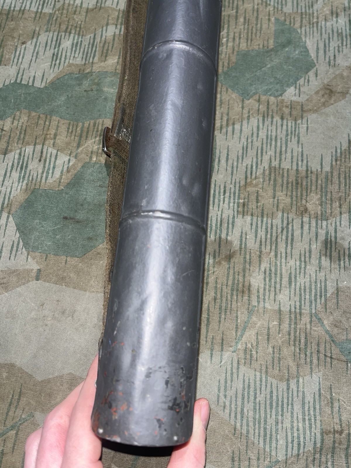 Original WW2 German Mg34 Dual Double Spare Barrel Carrier Holder - Image 13