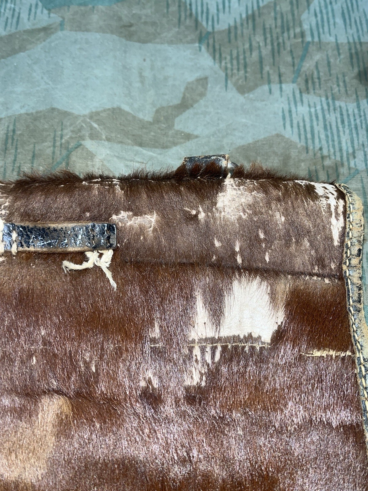 Original WW2 German Uniform M39 Pony Fur Tornister Backpack Marked kzl 43 - Image 6
