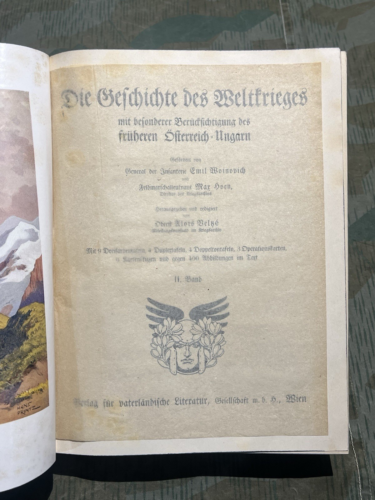 Original WW2 German Era Die Geschichte Des Weltkriegs Book #2 on German Military - Image 3