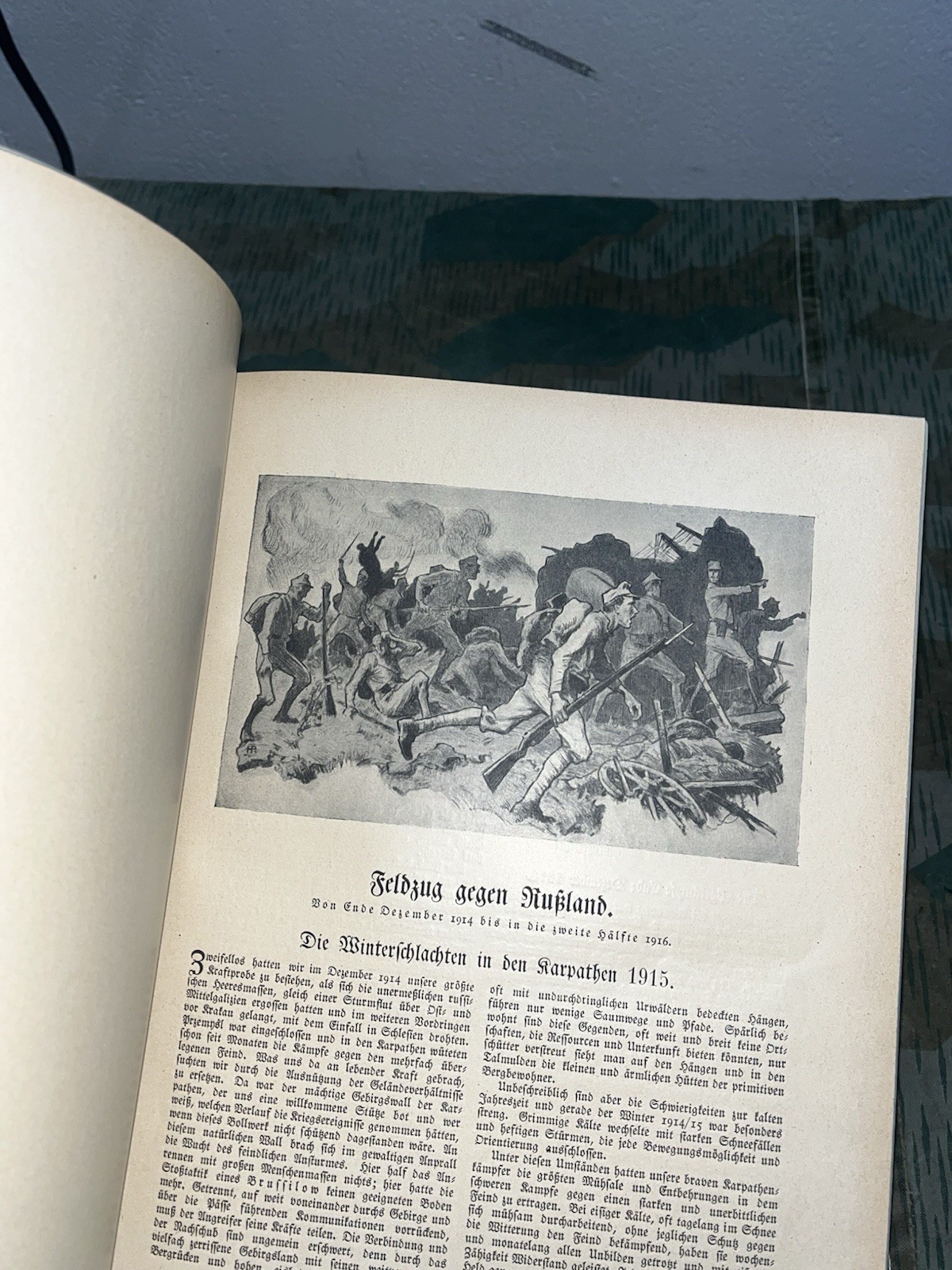 Original WW2 German Era Die Geschichte Des Weltkriegs Book #2 on German Military - Image 11