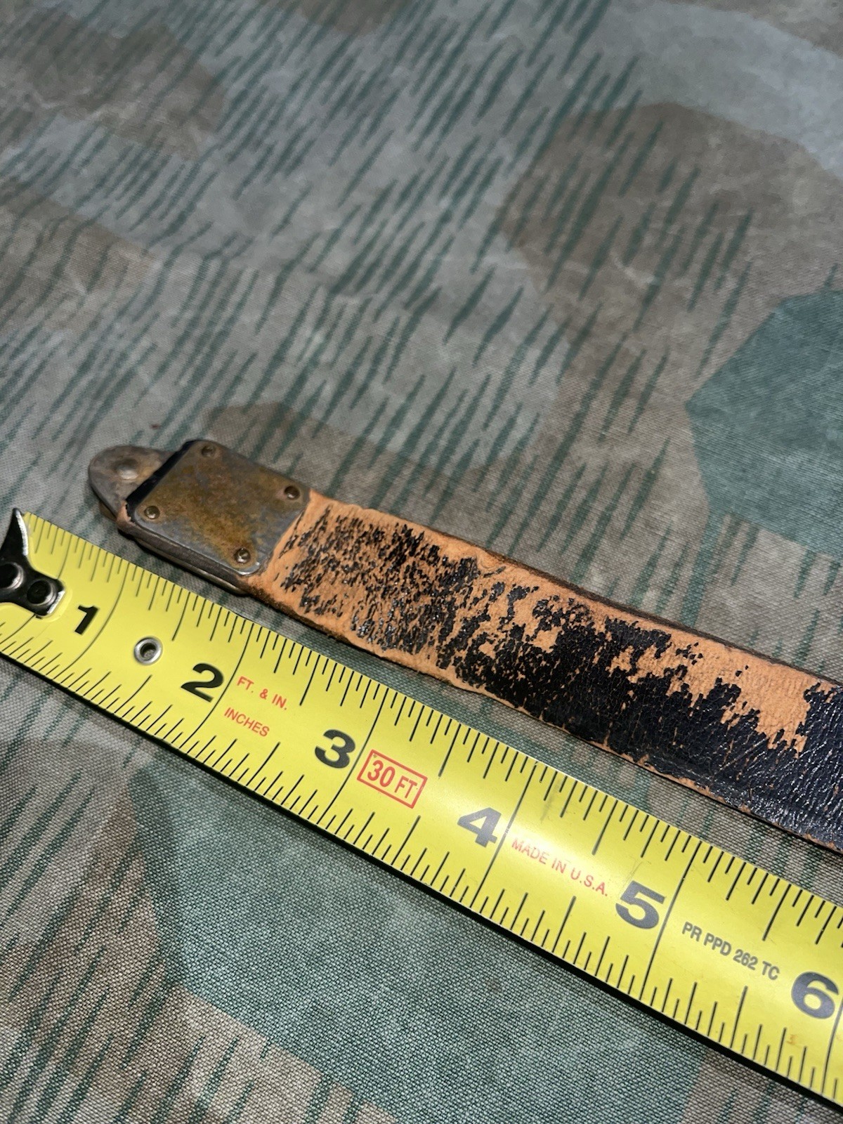 Original WW2 German FF33 Field Telephone / 10 Line Switchboard Leather Shoulder Strap Sling - Image 5
