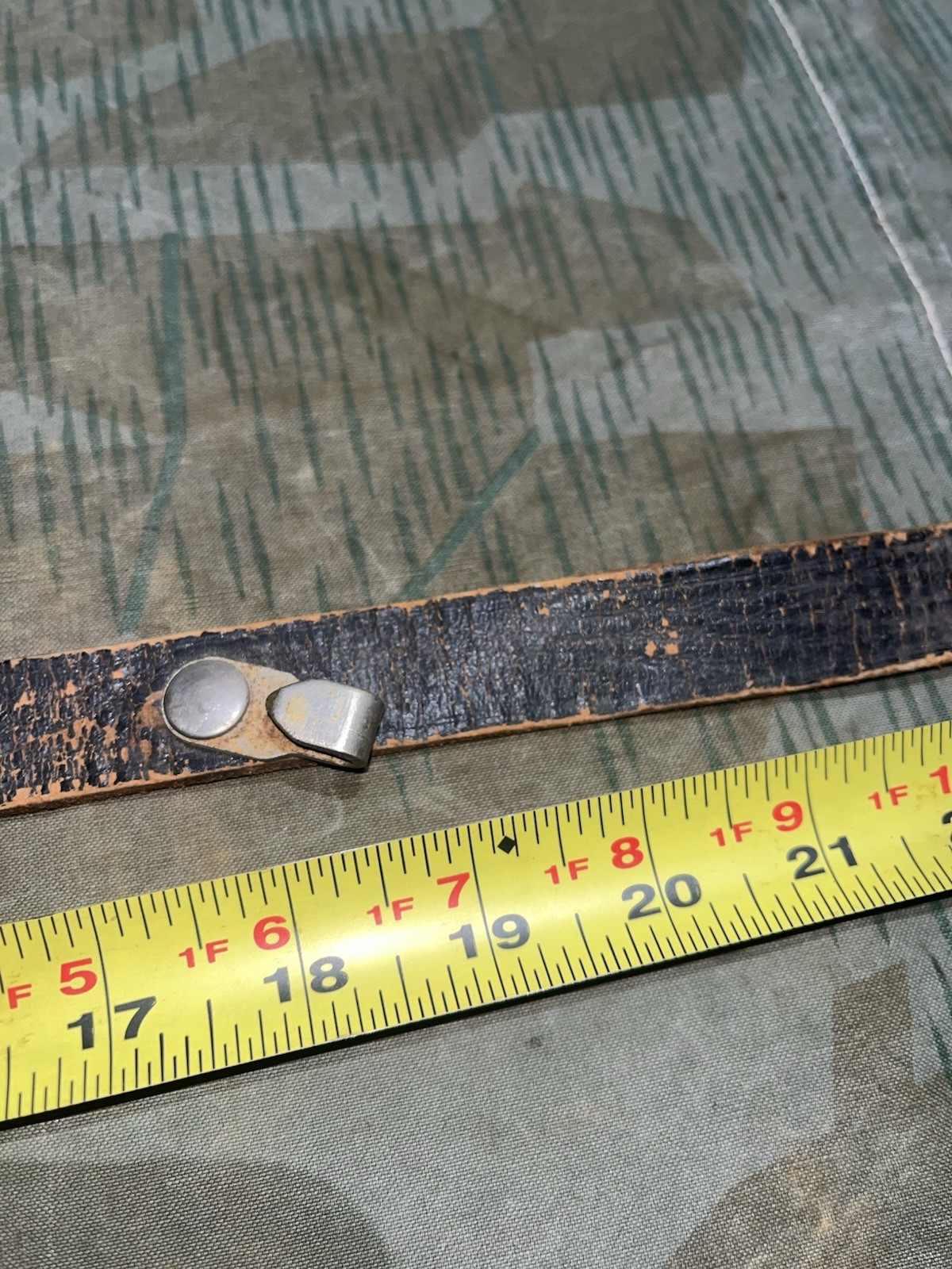 Original WW2 German FF33 Field Telephone / 10 Line Switchboard Leather Shoulder Strap Sling - Image 7