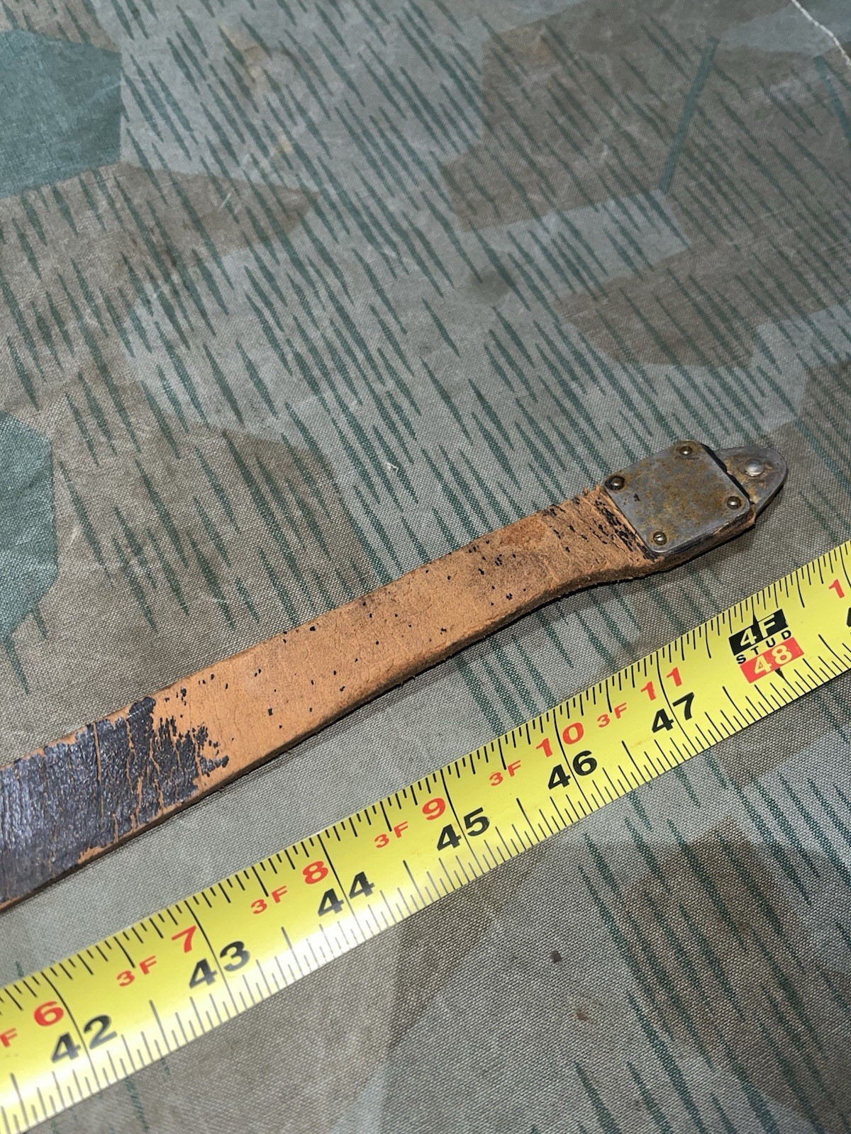 Original WW2 German FF33 Field Telephone / 10 Line Switchboard Leather Shoulder Strap Sling - Image 11