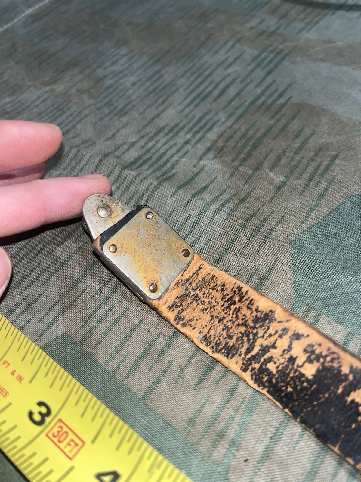 Original WW2 German FF33 Field Telephone / 10 Line Switchboard Leather Shoulder Strap Sling - Image 17