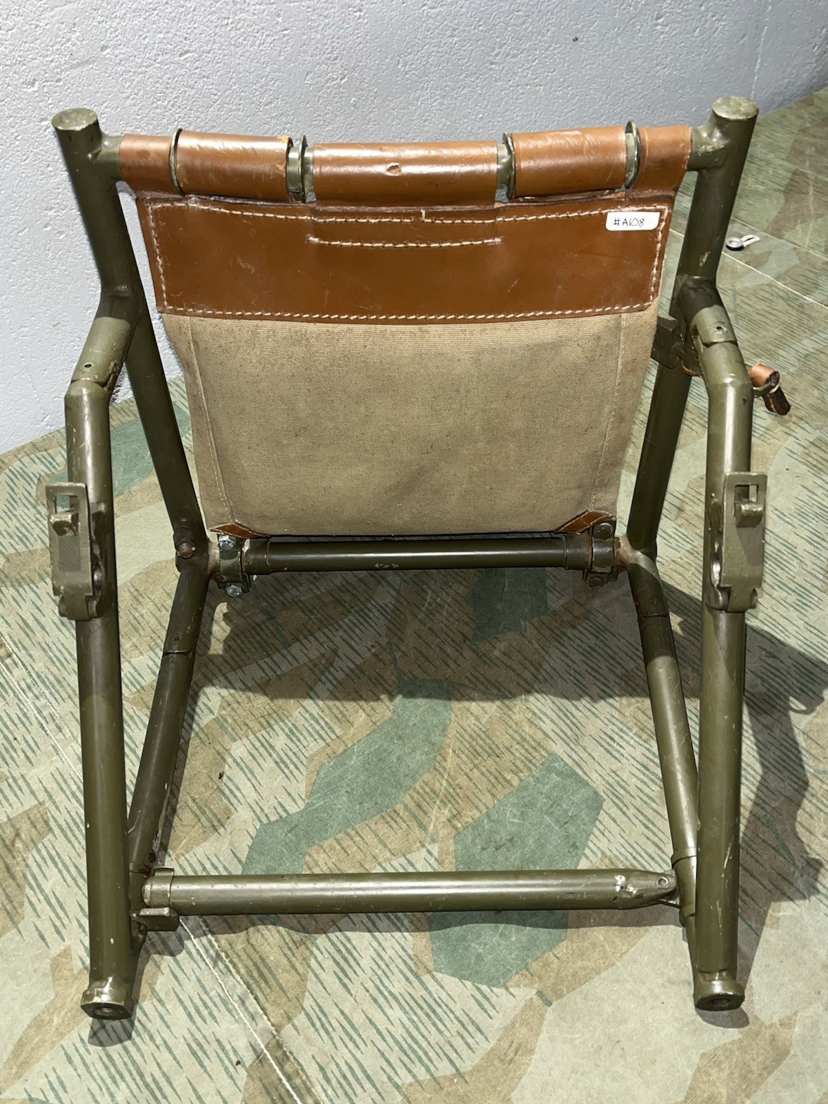 WW2 German Style / Post War FF33 Field Telephone Wire Spool Backpack Cable Reel - Image 3