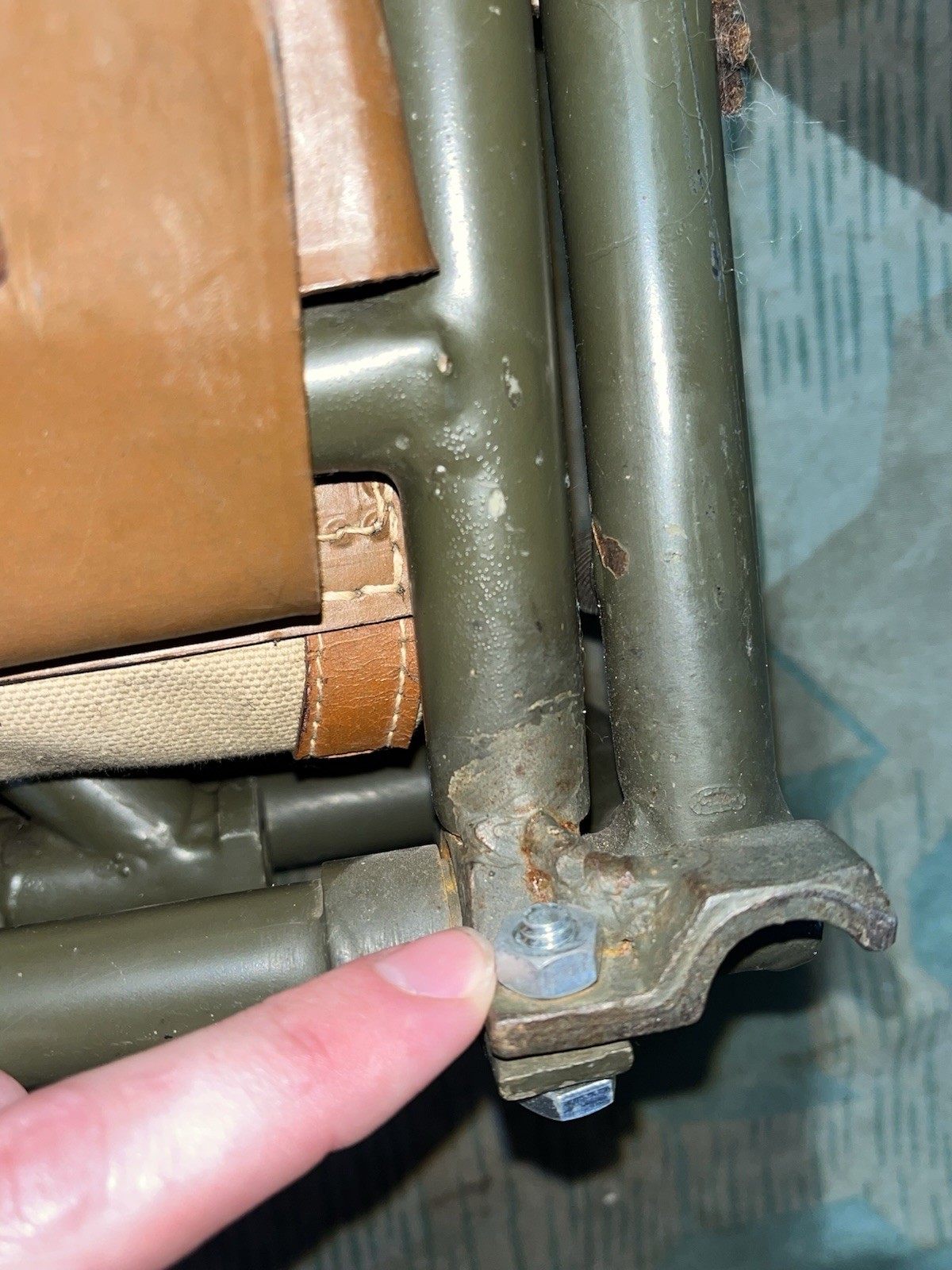WW2 German Style / Post War FF33 Field Telephone Wire Spool Backpack Cable Reel - Image 19