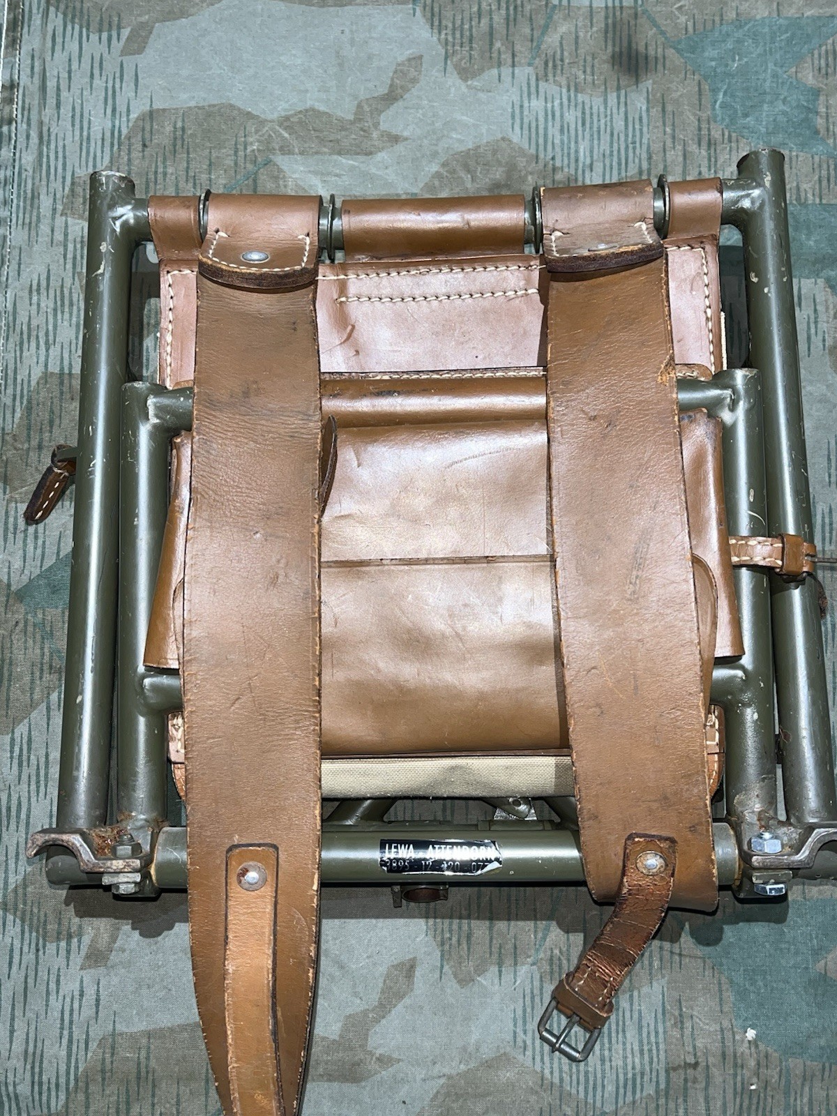 WW2 German Style / Post War FF33 Field Telephone Wire Spool Backpack Cable Reel - Image 22
