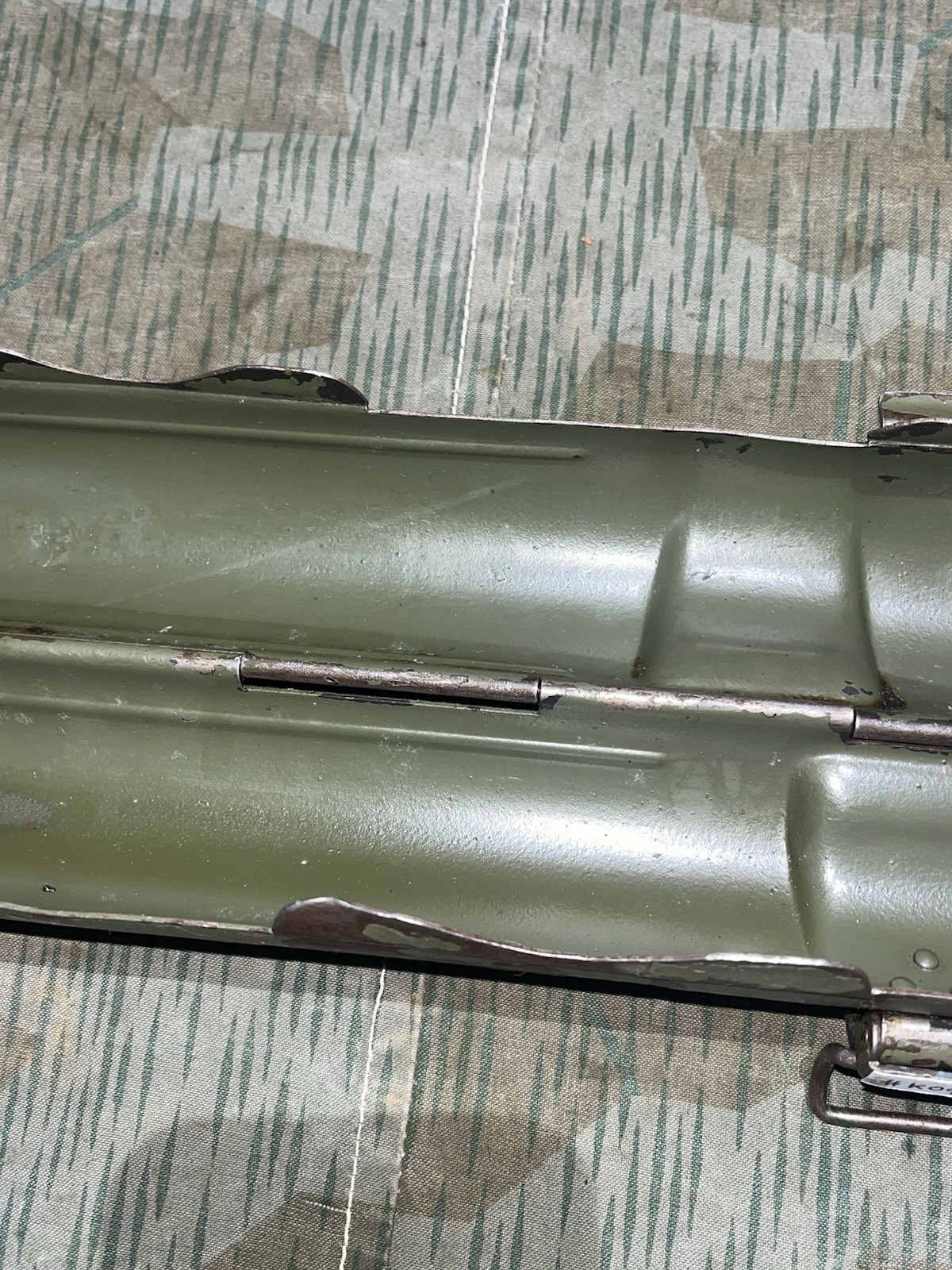 Original WW2 German Mg42 Spare Barrel Carrier Holder Marked Lauf-Schützer 42 - Image 7