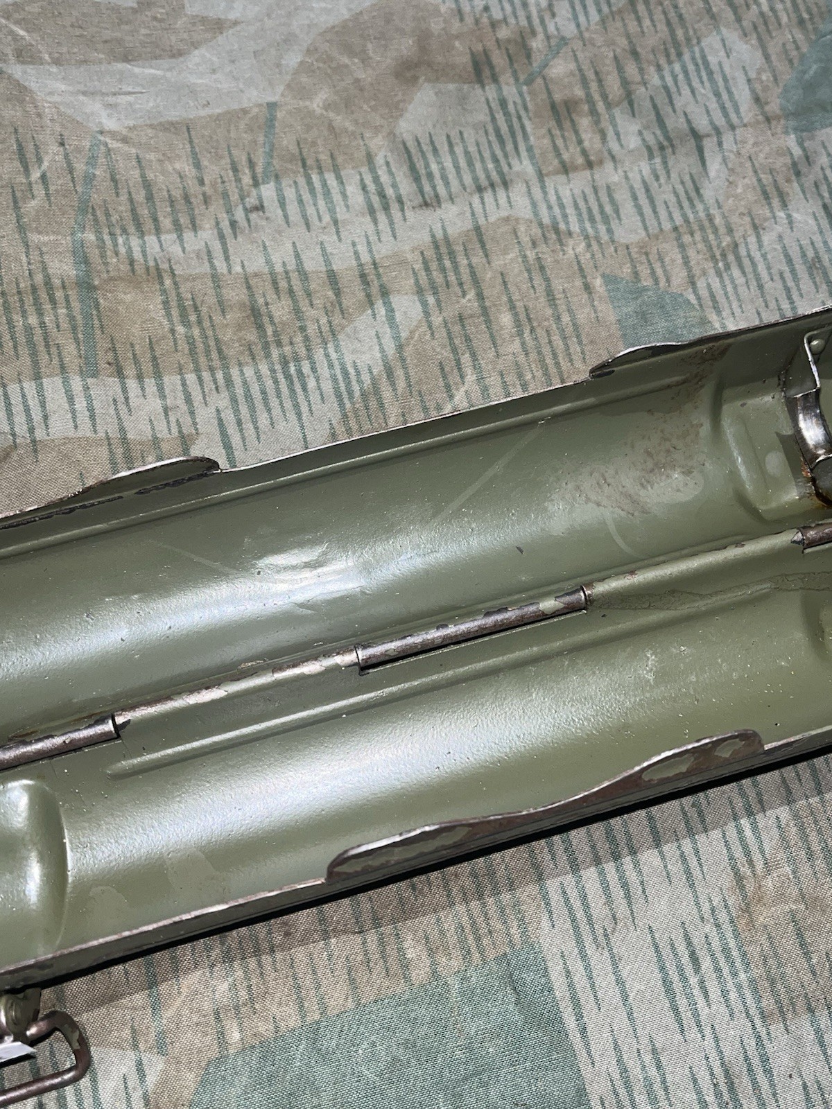 Original WW2 German Mg42 Spare Barrel Carrier Holder Marked Lauf-Schützer 42 - Image 8