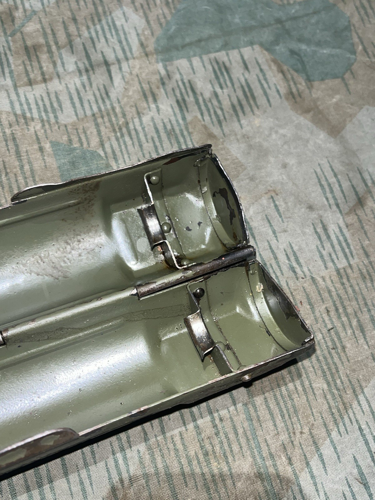 Original WW2 German Mg42 Spare Barrel Carrier Holder Marked Lauf-Schützer 42 - Image 9