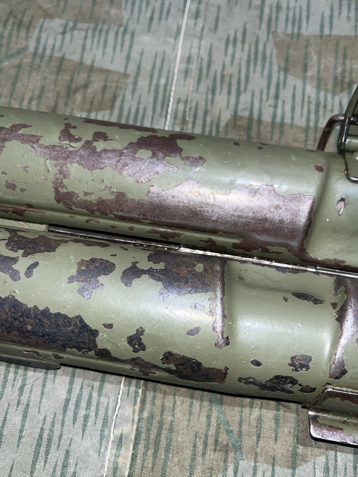 Original WW2 German Mg42 Spare Barrel Carrier Holder Marked Lauf-Schützer 42 - Image 12