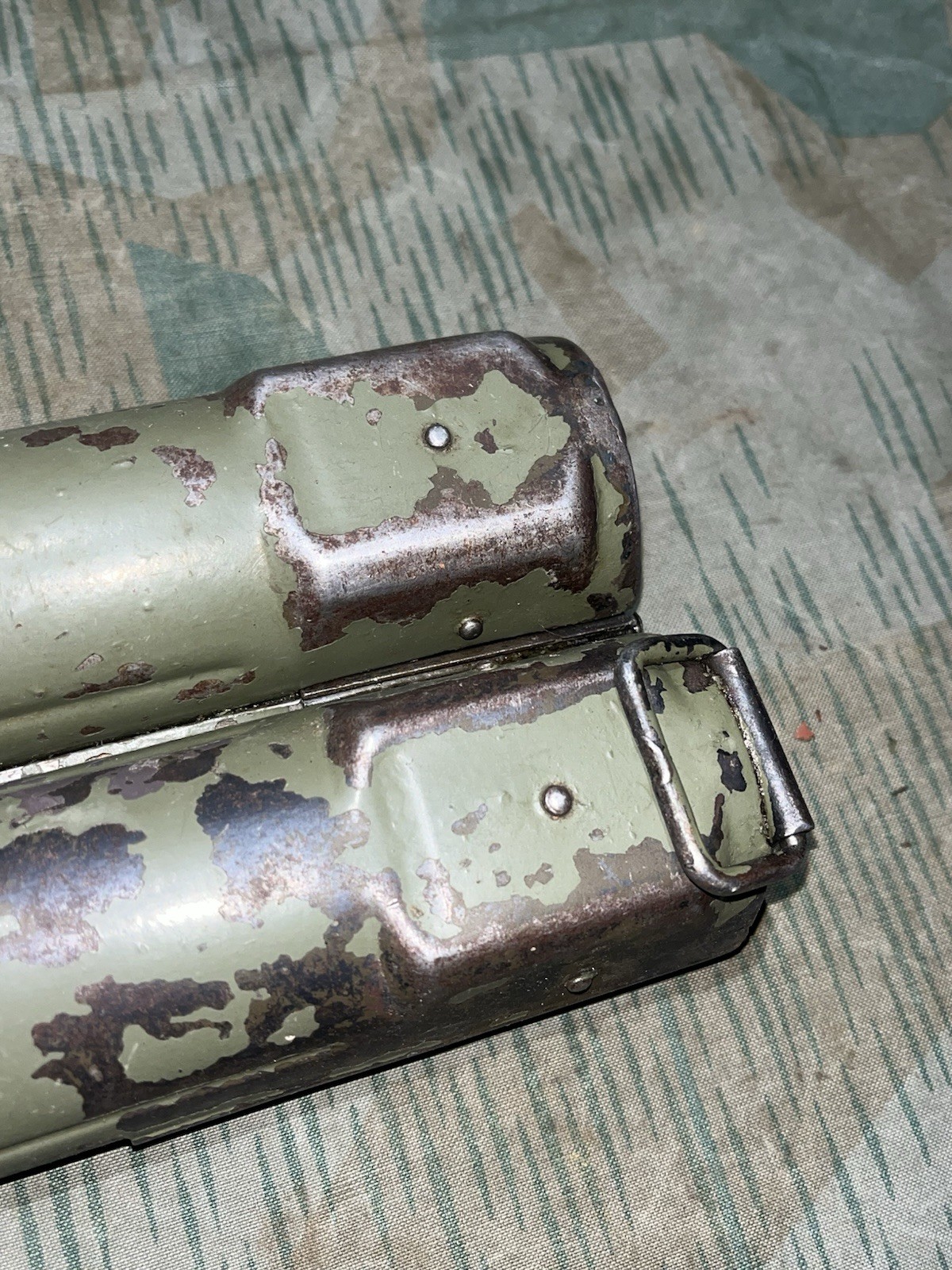 Original WW2 German Mg42 Spare Barrel Carrier Holder Marked Lauf-Schützer 42 - Image 14