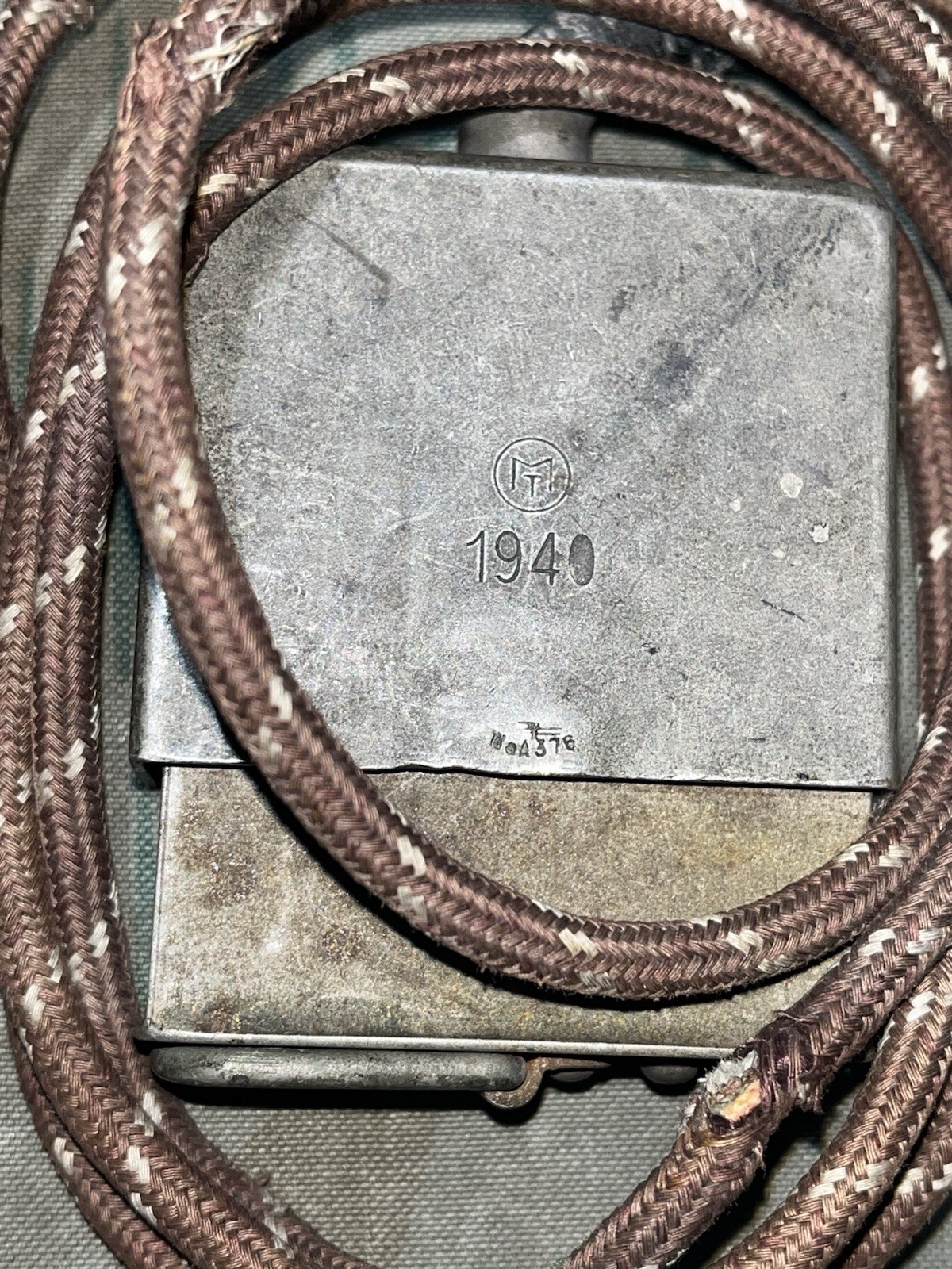 Original WW2 German FF33 Field Telephone / Switchboard Extension Cord for Handsets 1x Only - Image 3