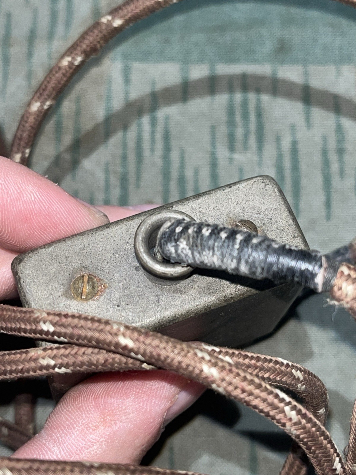 Original WW2 German FF33 Field Telephone / Switchboard Extension Cord for Handsets 1x Only - Image 5