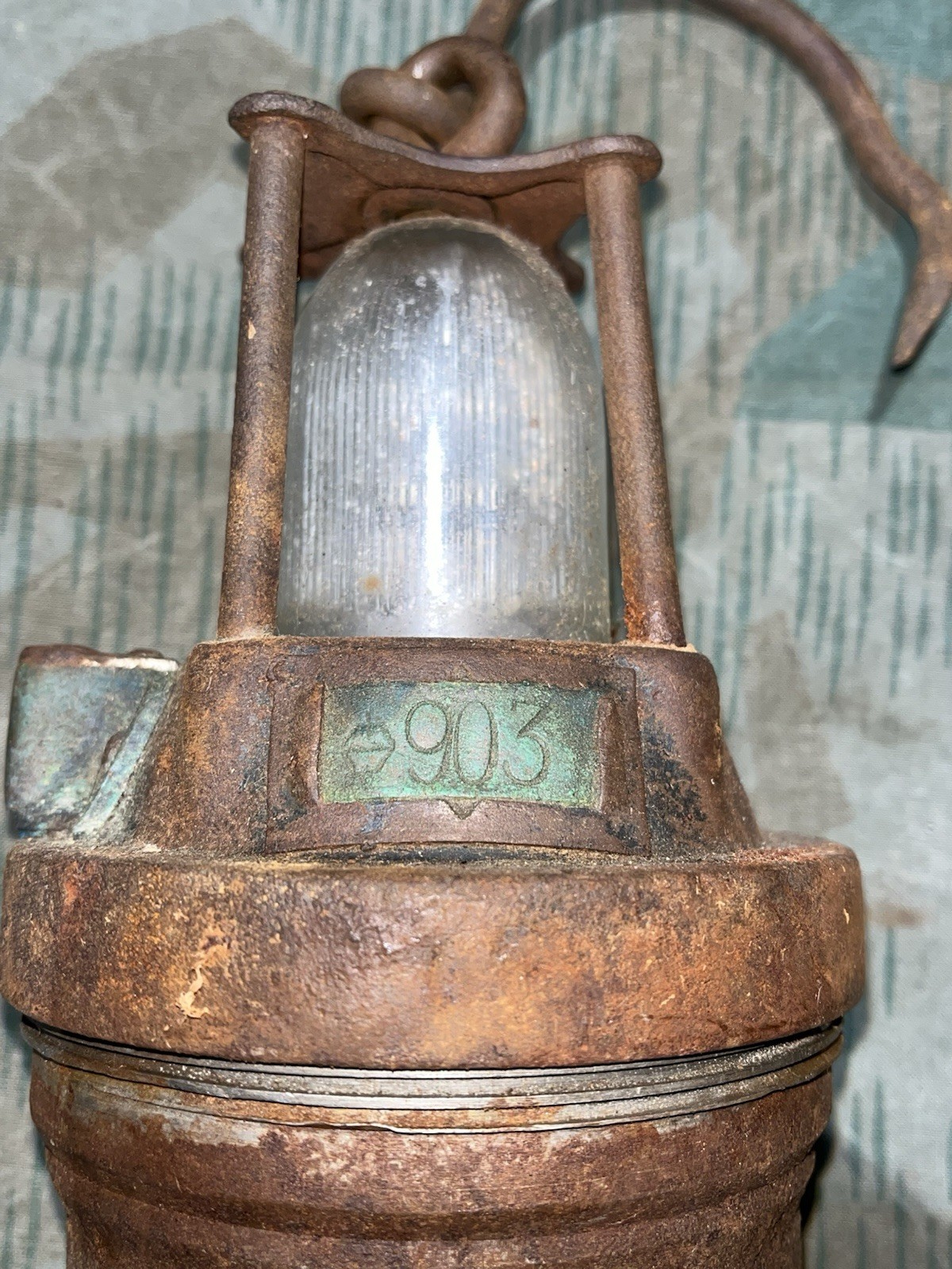 Original WW2 German Luftwaffe / Panzer Handlampe / Mobile Airstrip Landing Lamp - Image 3