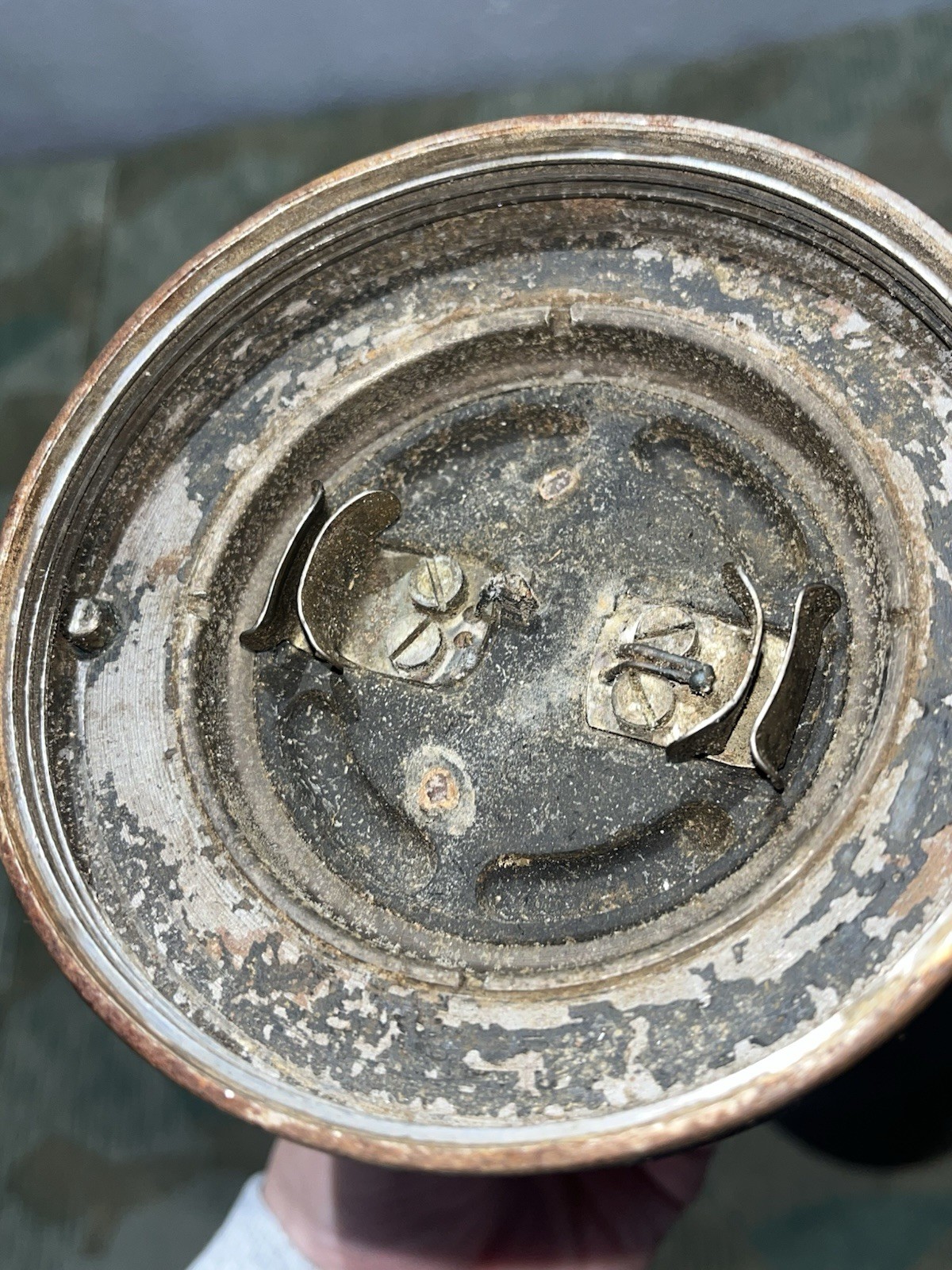 Original WW2 German Luftwaffe / Panzer Handlampe / Mobile Airstrip Landing Lamp - Image 11