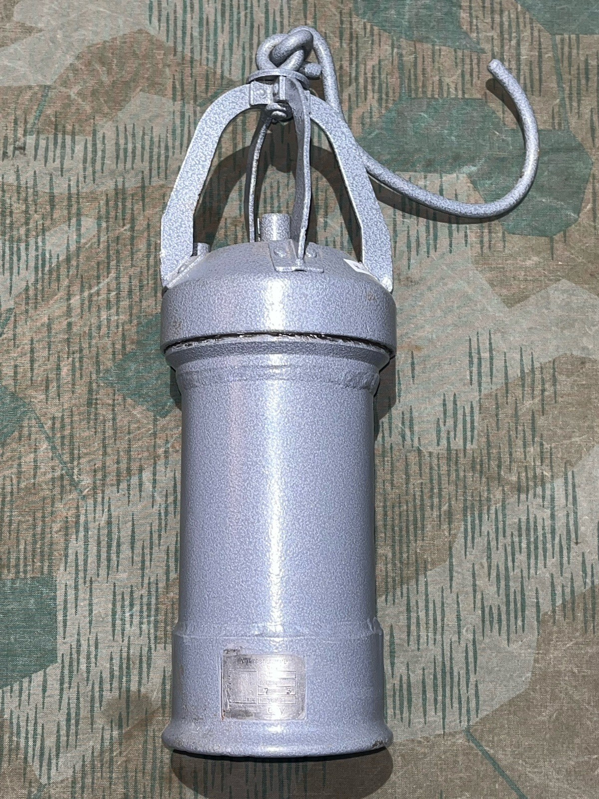 Original WW2 German Luftwaffe / Panzer Handlampe / Mobile Airstrip Landing Lamp