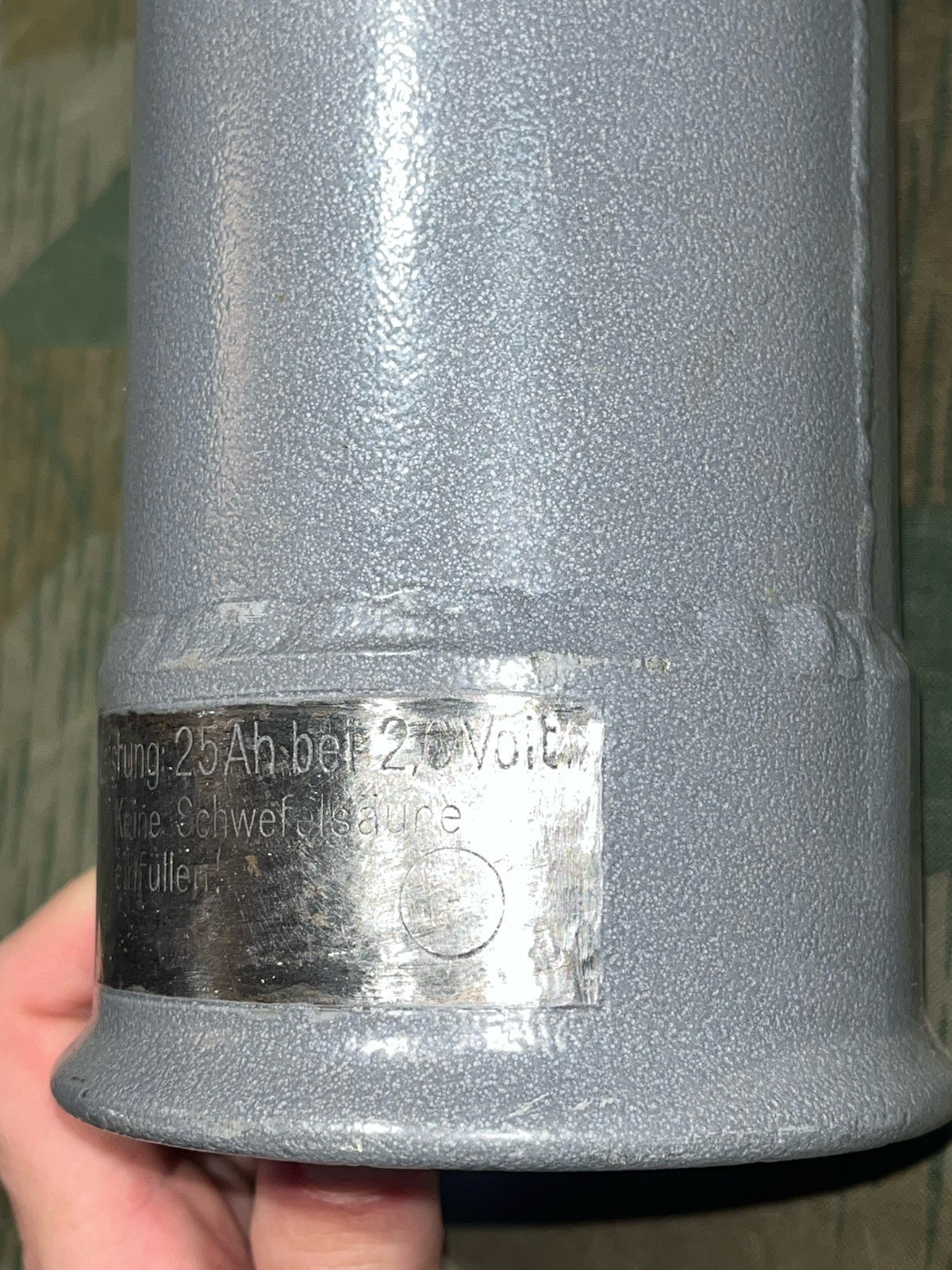 Original WW2 German Luftwaffe / Panzer Handlampe / Mobile Airstrip Landing Lamp - Image 5