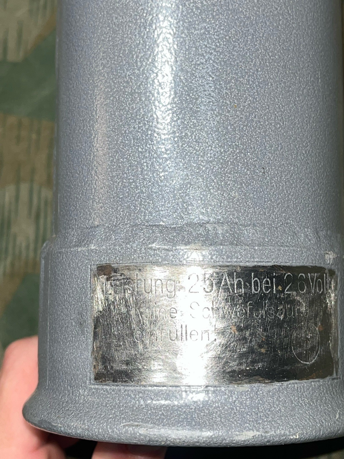 Original WW2 German Luftwaffe / Panzer Handlampe / Mobile Airstrip Landing Lamp - Image 6