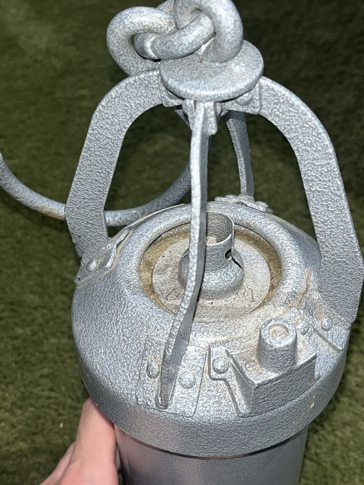 Original WW2 German Luftwaffe / Panzer Handlampe / Mobile Airstrip Landing Lamp - Image 14