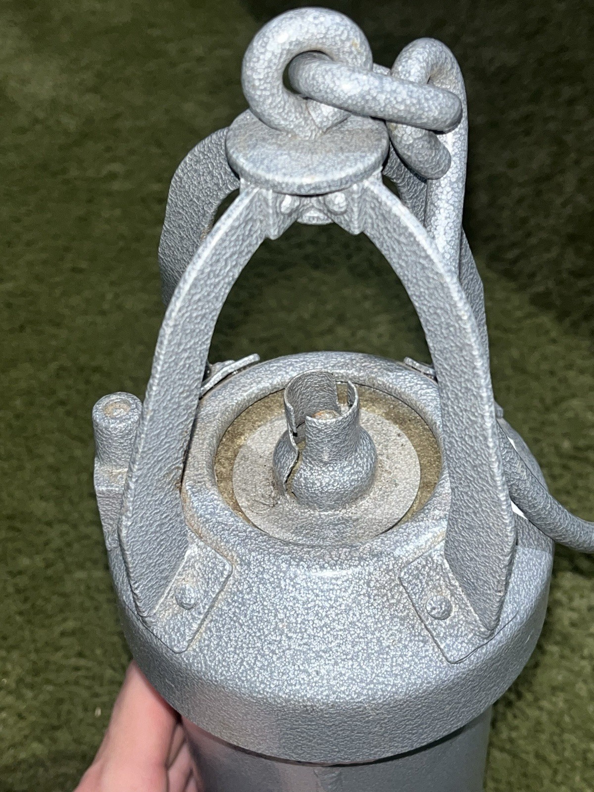 Original WW2 German Luftwaffe / Panzer Handlampe / Mobile Airstrip Landing Lamp - Image 17