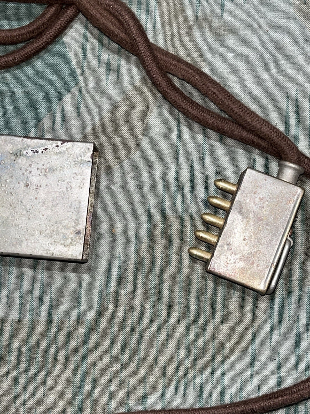 Original WW2 German FF33 Field Telephone / Switchboard Extension Cord for Handsets 1x Only - Image 10