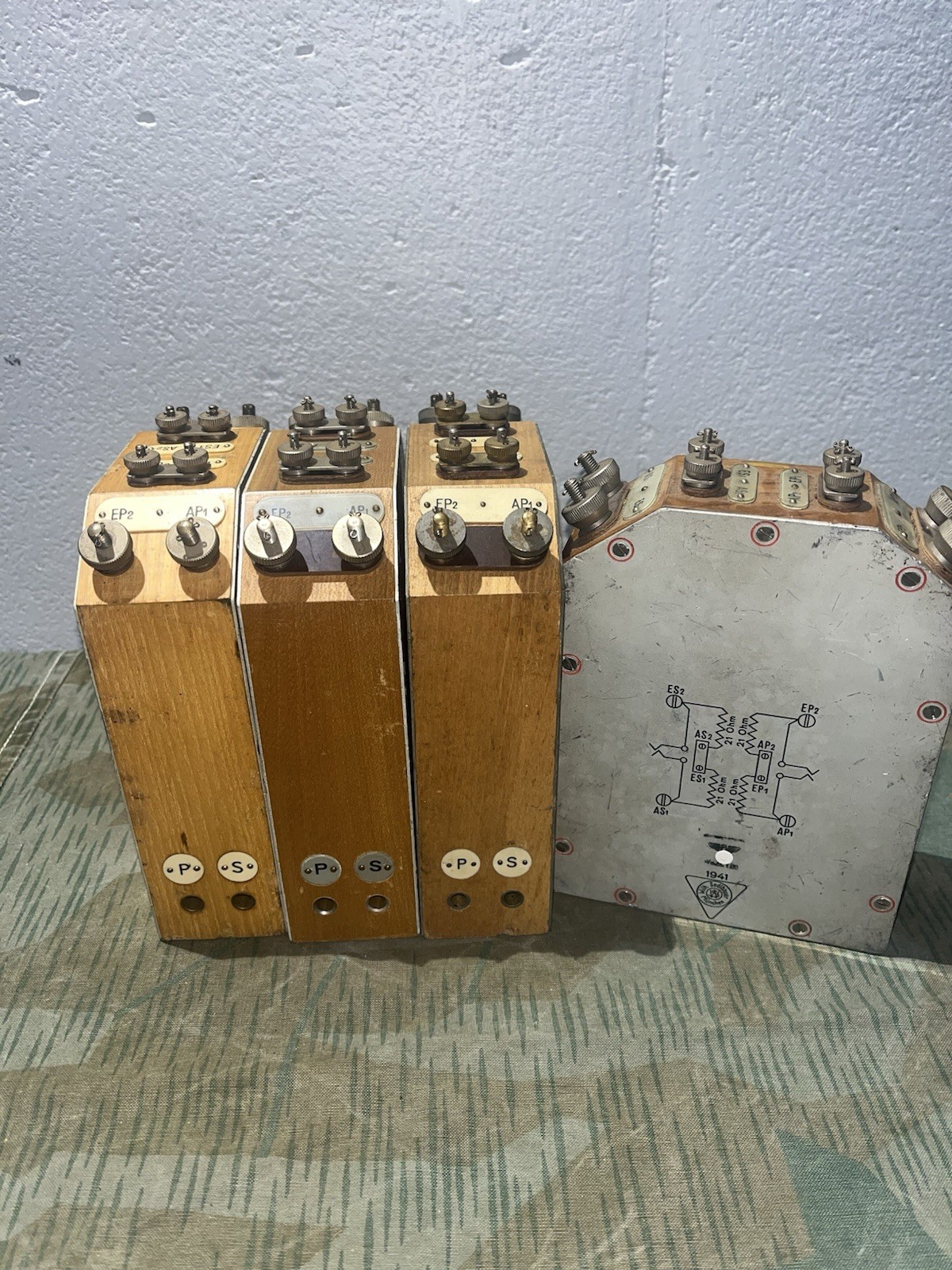 Original WW2 German FF33 Field Telephone Switchboard Ubertrager Transformer 1x