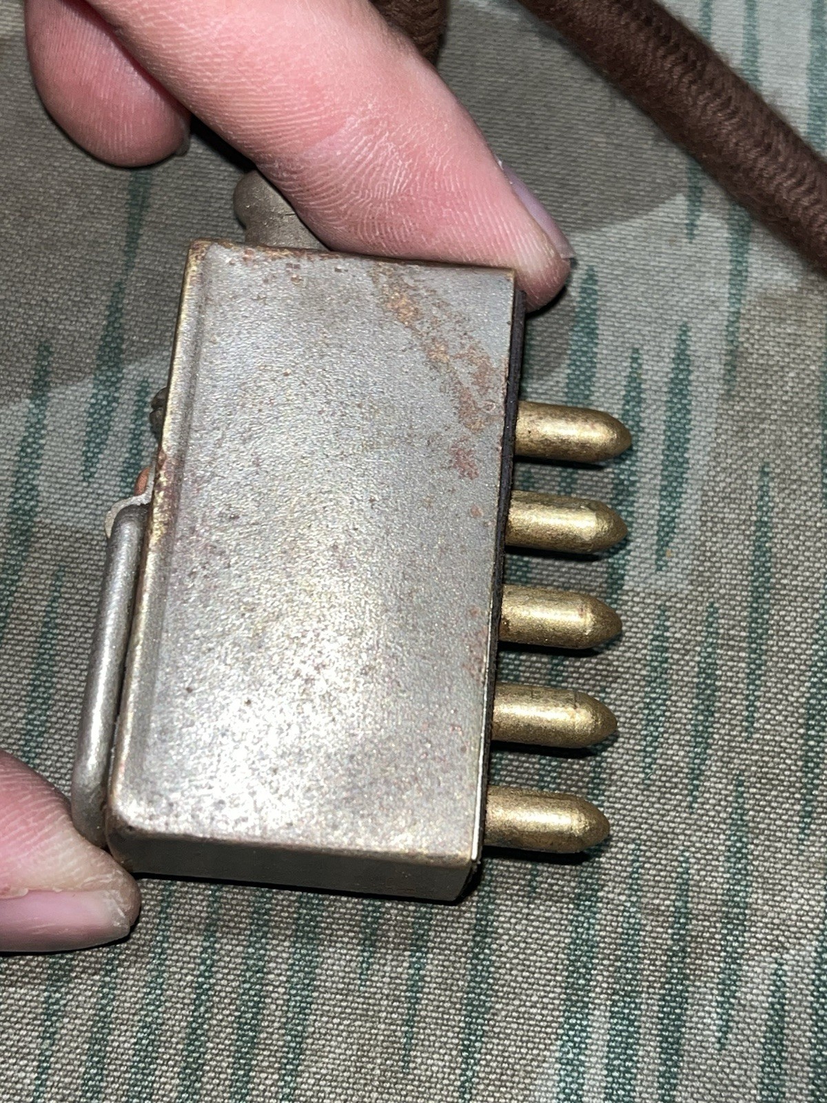 Original WW2 German FF33 Field Telephone / Switchboard Extension Cord for Handsets 1x Only - Image 12