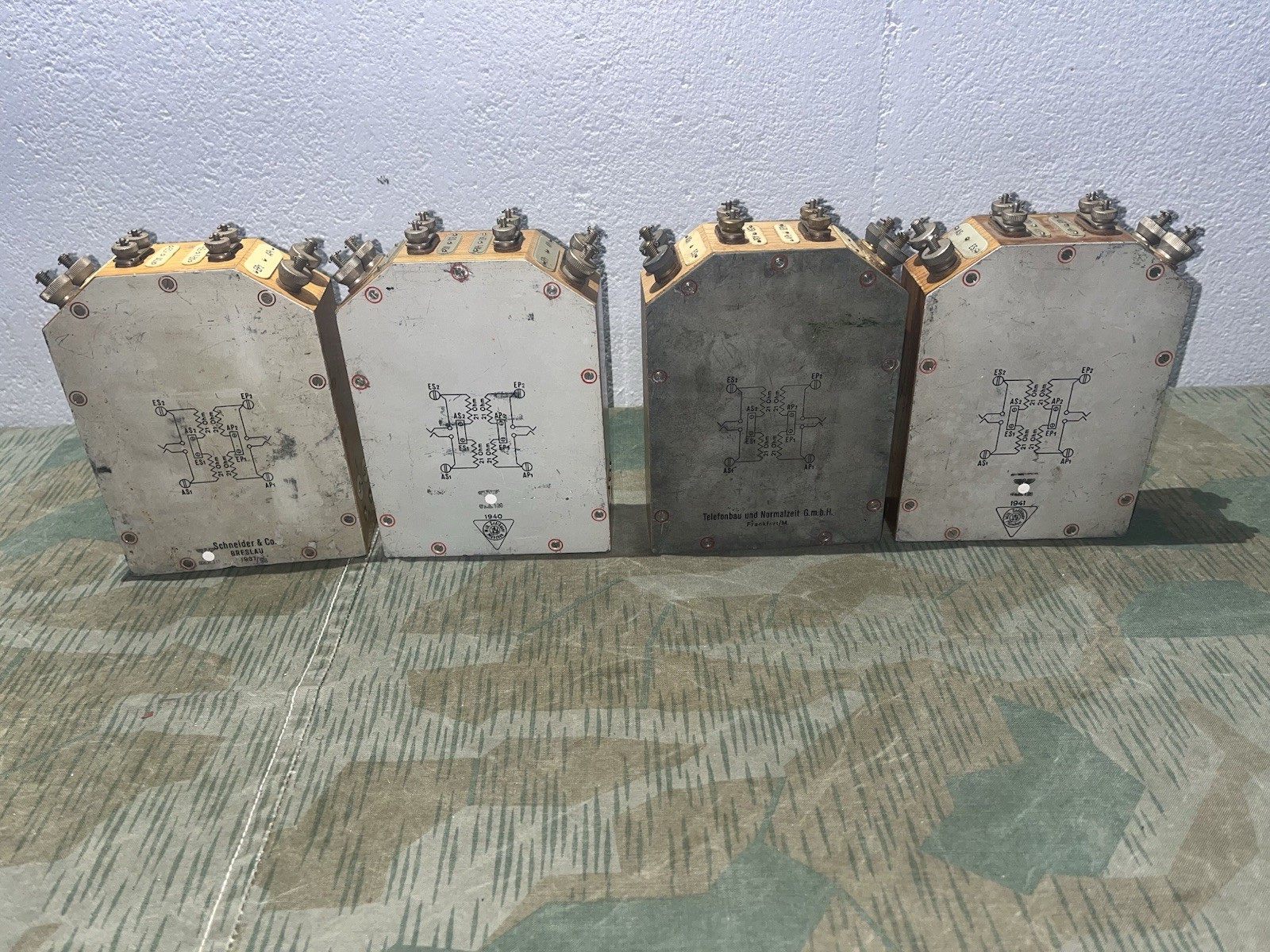 Original WW2 German FF33 Field Telephone Switchboard Ubertrager Transformer 1x - Image 4