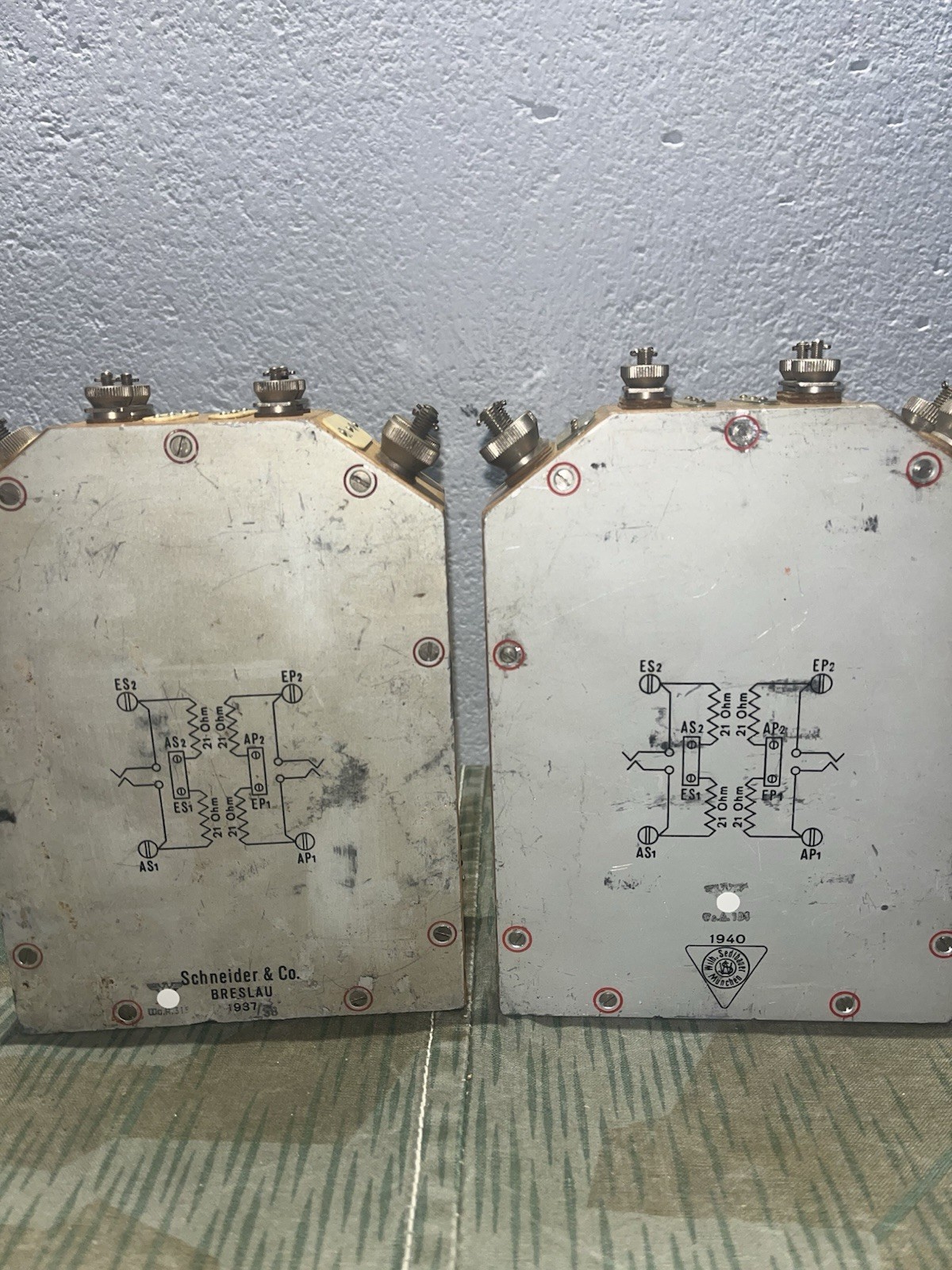 Original WW2 German FF33 Field Telephone Switchboard Ubertrager Transformer 1x - Image 5