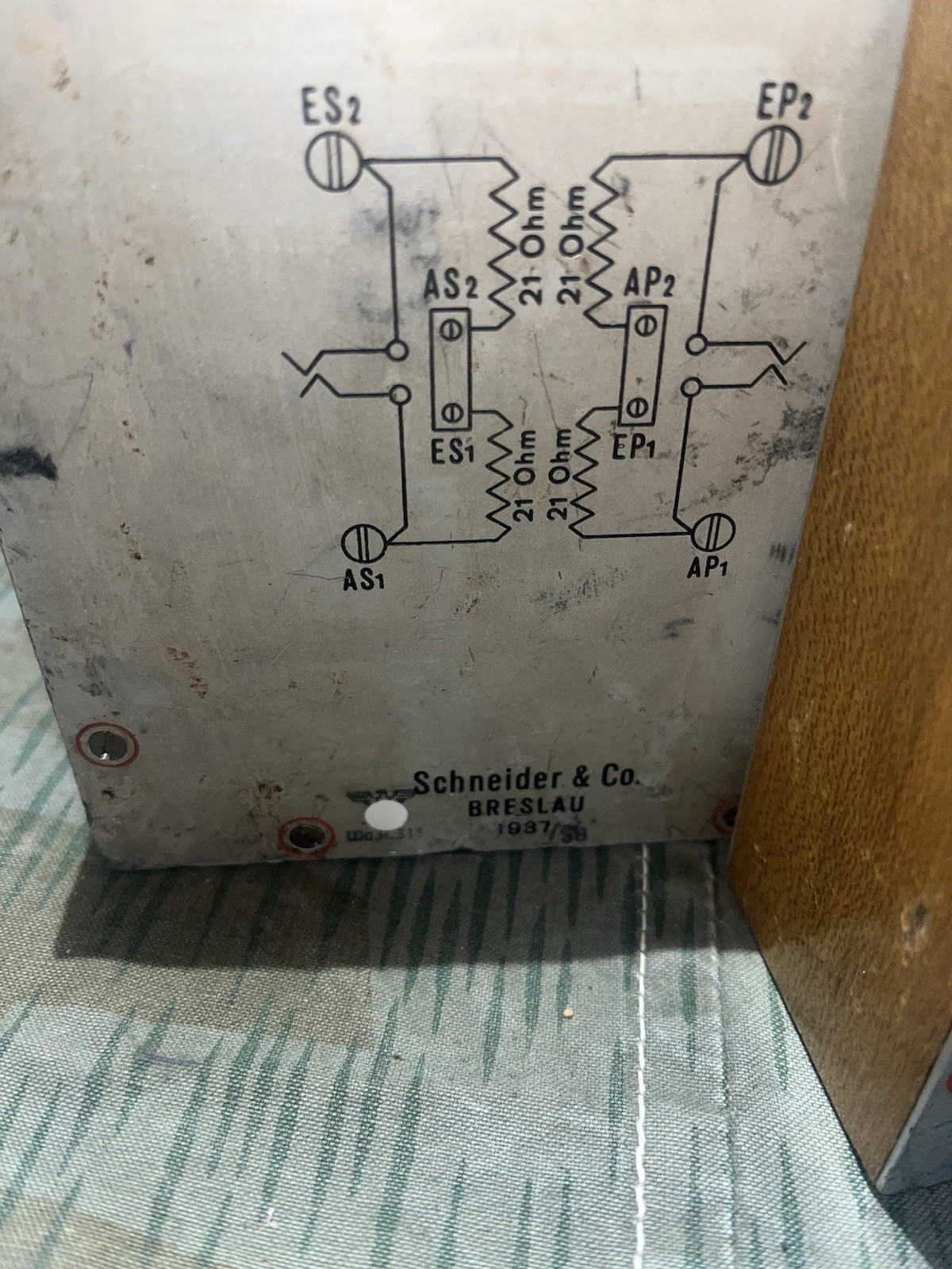 Original WW2 German FF33 Field Telephone Switchboard Ubertrager Transformer 1x - Image 12