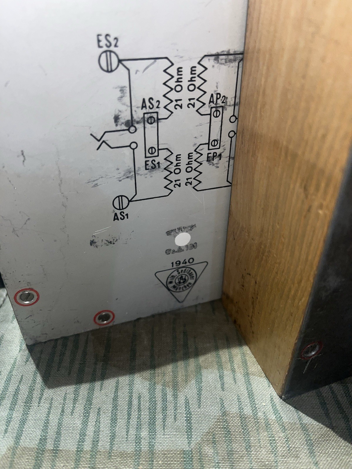 Original WW2 German FF33 Field Telephone Switchboard Ubertrager Transformer 1x - Image 13