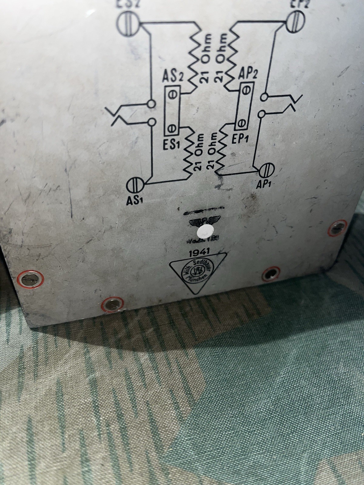 Original WW2 German FF33 Field Telephone Switchboard Ubertrager Transformer 1x - Image 15